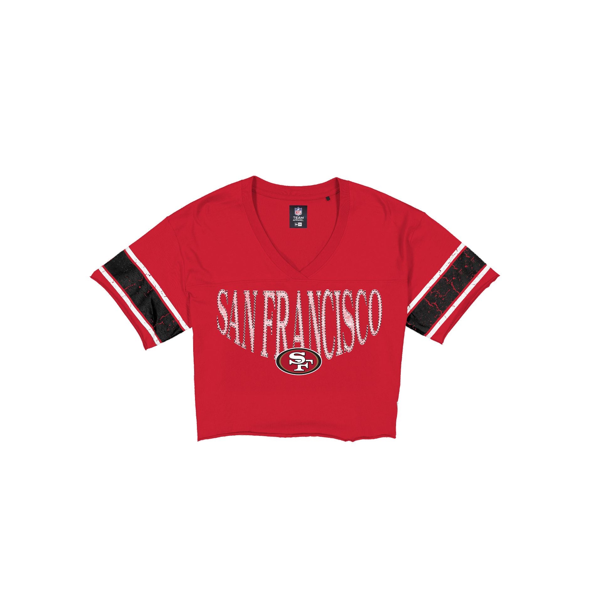San Francisco 49ers 2026 Functional Fandom Women's Cropped T-Shirt