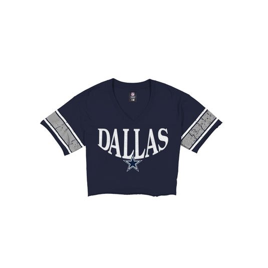 Dallas Cowboys 2026 Functional Fandom Women's Cropped T-Shirt - New Era Cap