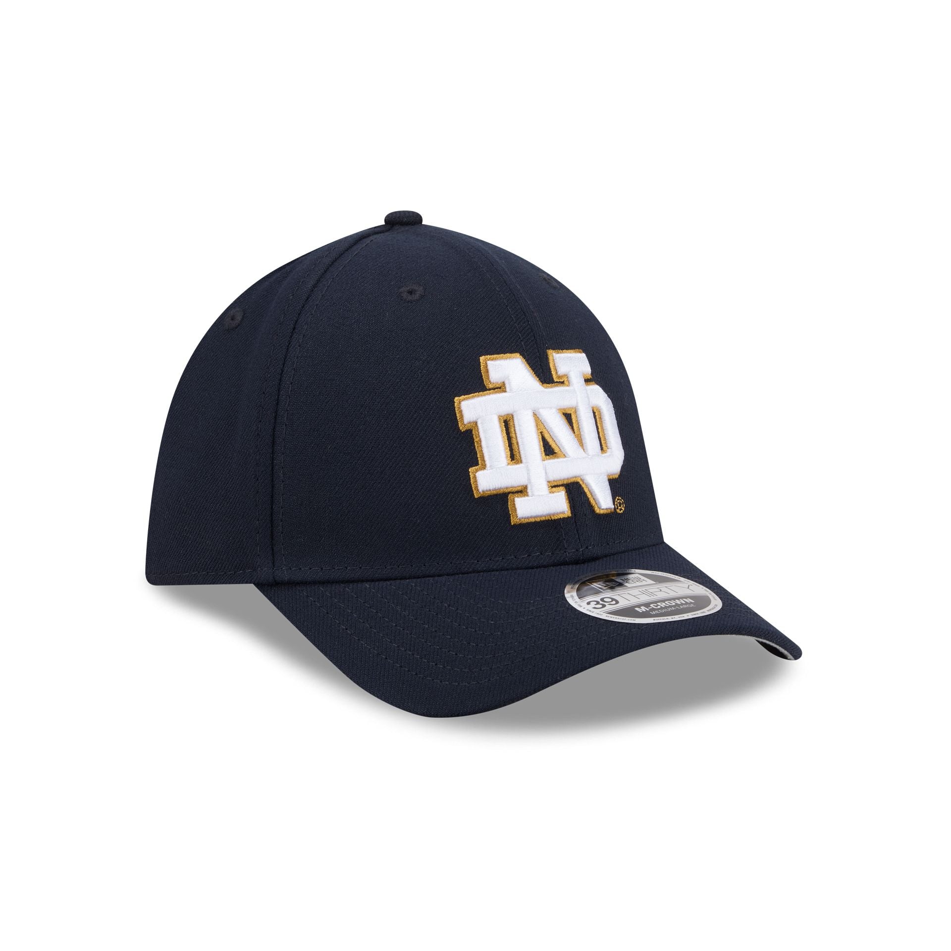 Notre Dame Fighting Irish Team 39THIRTY M-Crown Stretch Fit Hat