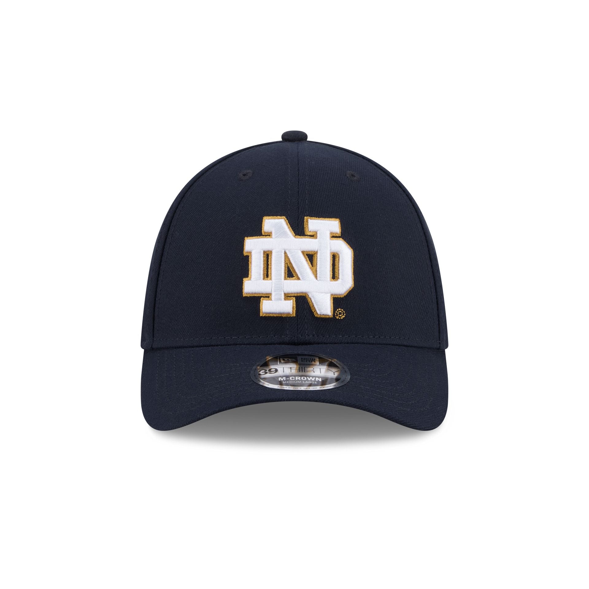 Notre Dame Fighting Irish Team 39THIRTY M-Crown Stretch Fit Hat