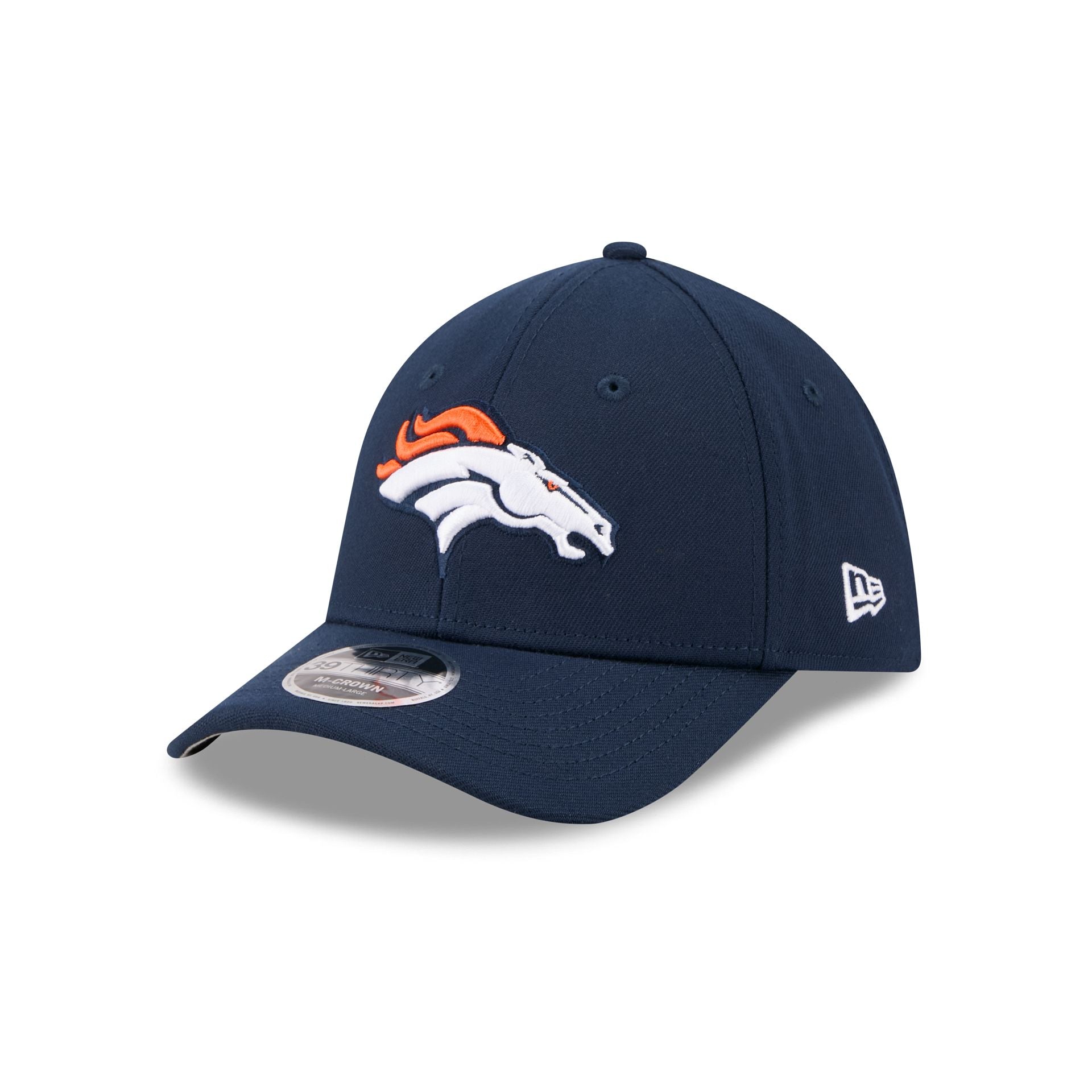 Denver Broncos Team 39THIRTY M-Crown Stretch Fit Hat