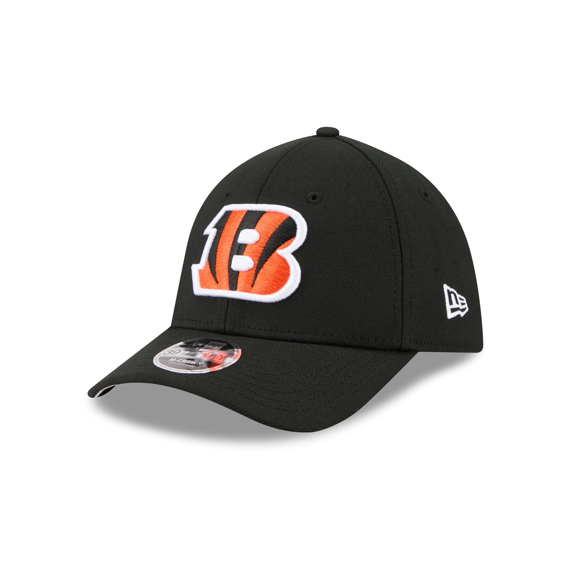 Cincinnati Bengals Team 39THIRTY M-Crown Stretch Fit Hat