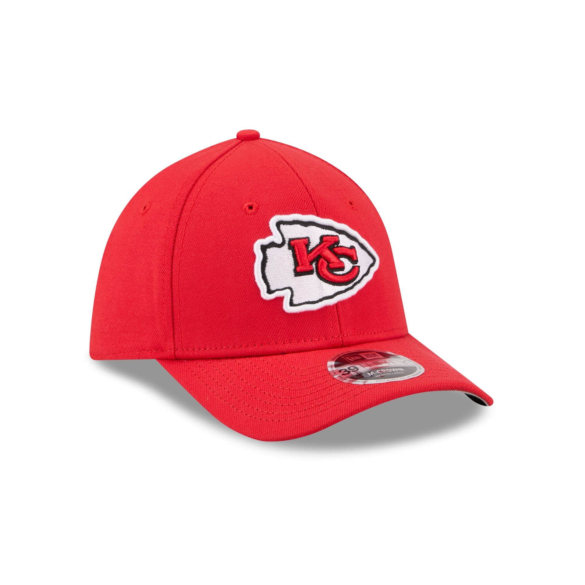 Kansas City Chiefs Team 39THIRTY M-Crown Stretch Fit Hat
