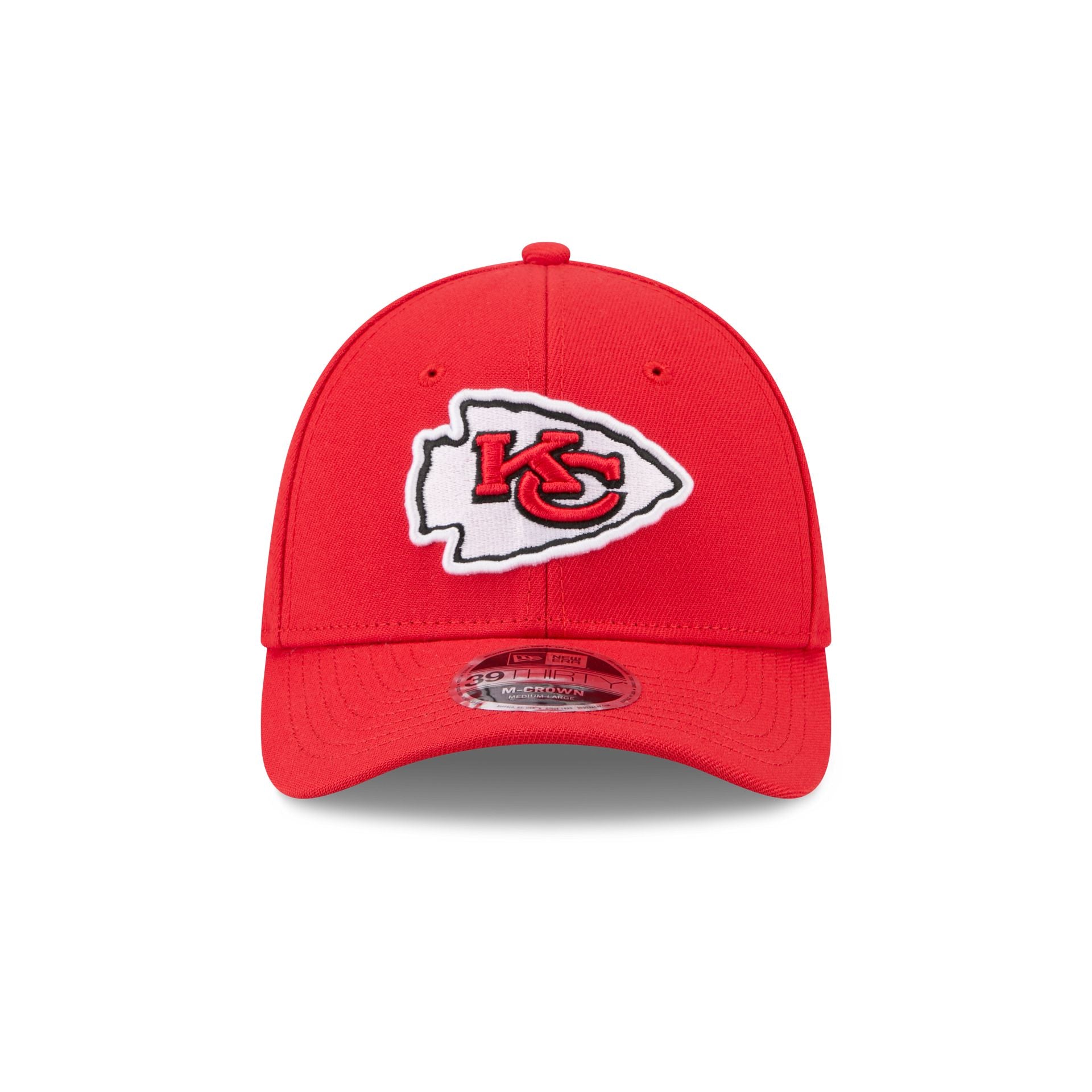 Kansas City Chiefs Team 39THIRTY M-Crown Stretch Fit Hat