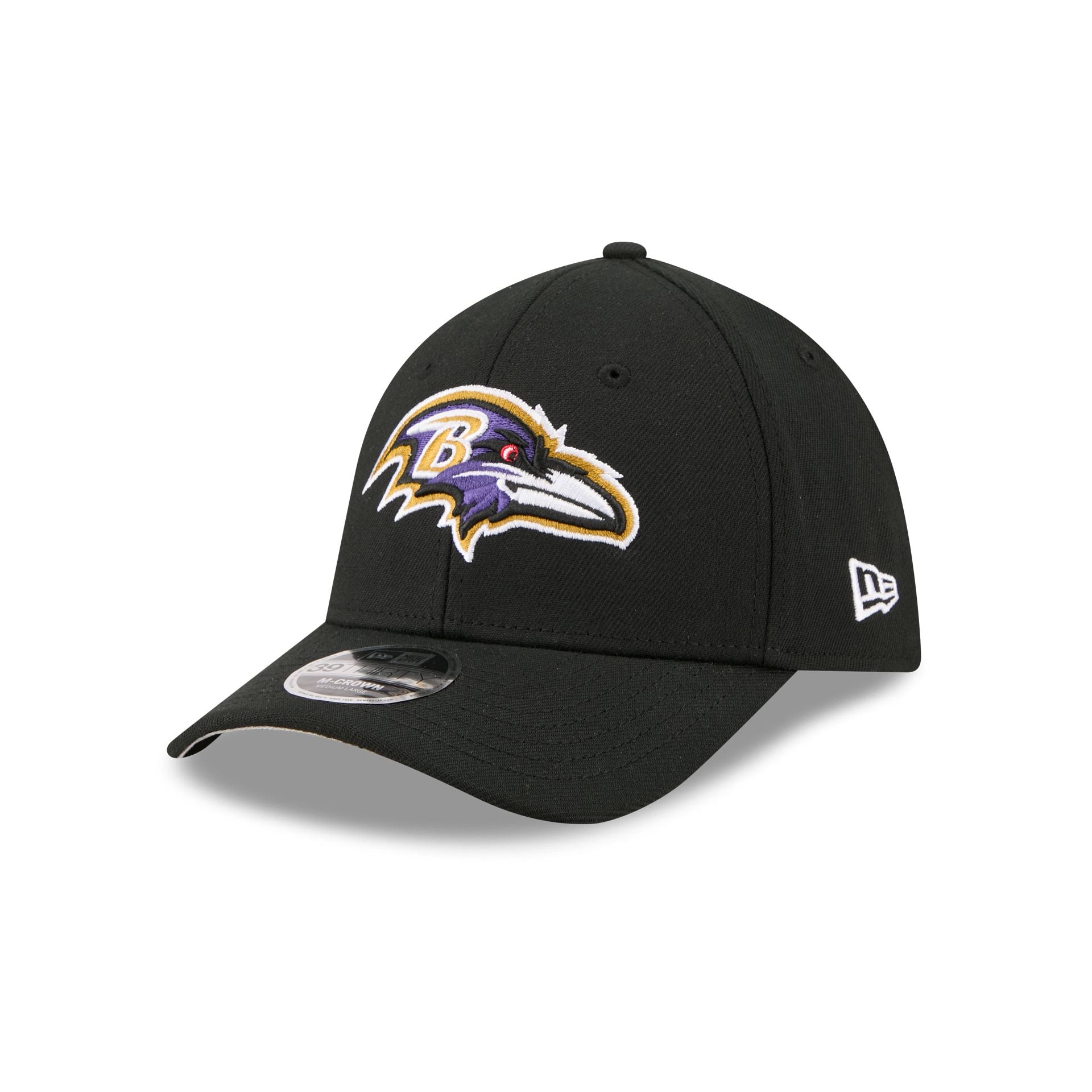 Baltimore Ravens Team 39THIRTY M-Crown Stretch Fit Hat