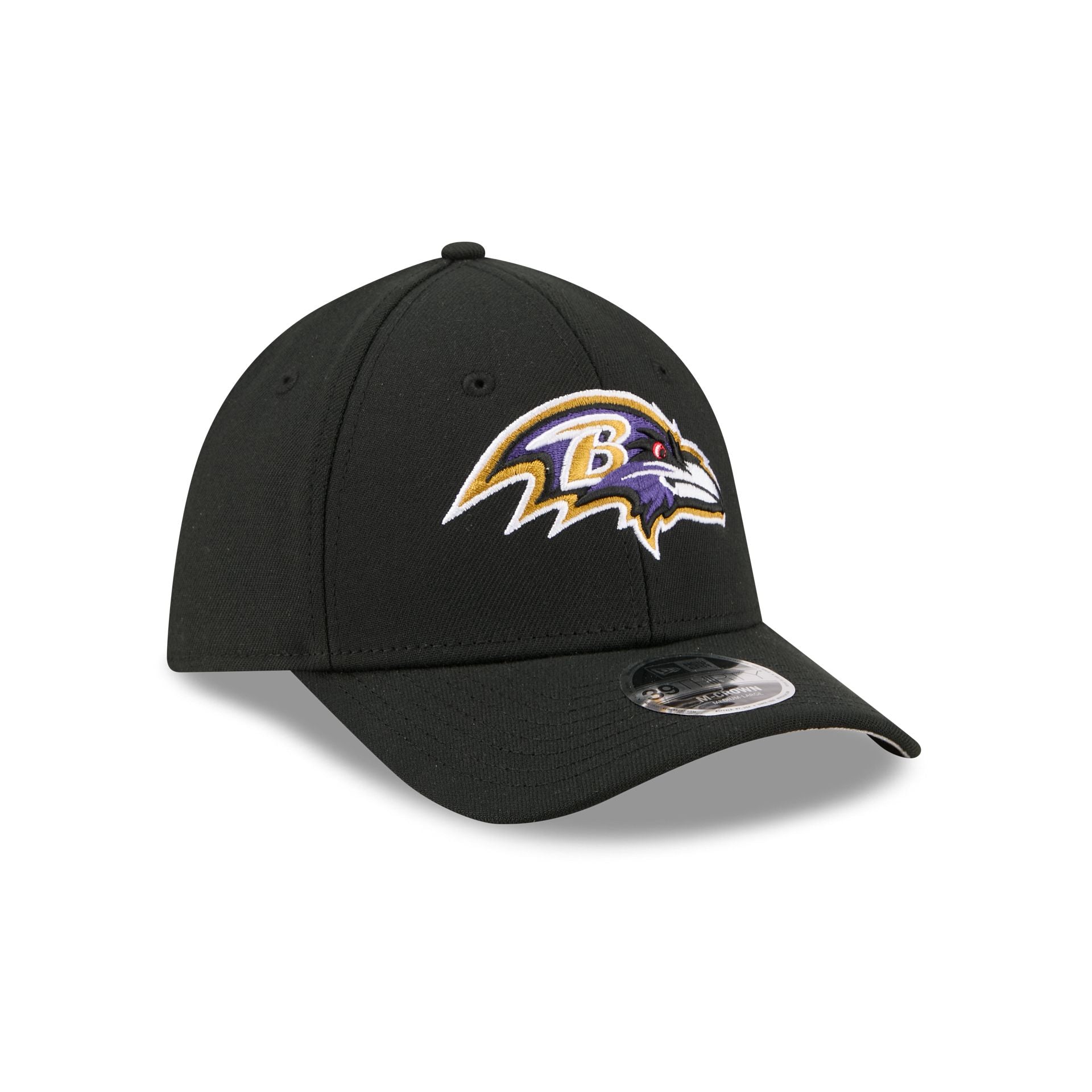 Baltimore Ravens Team 39THIRTY M-Crown Stretch Fit Hat