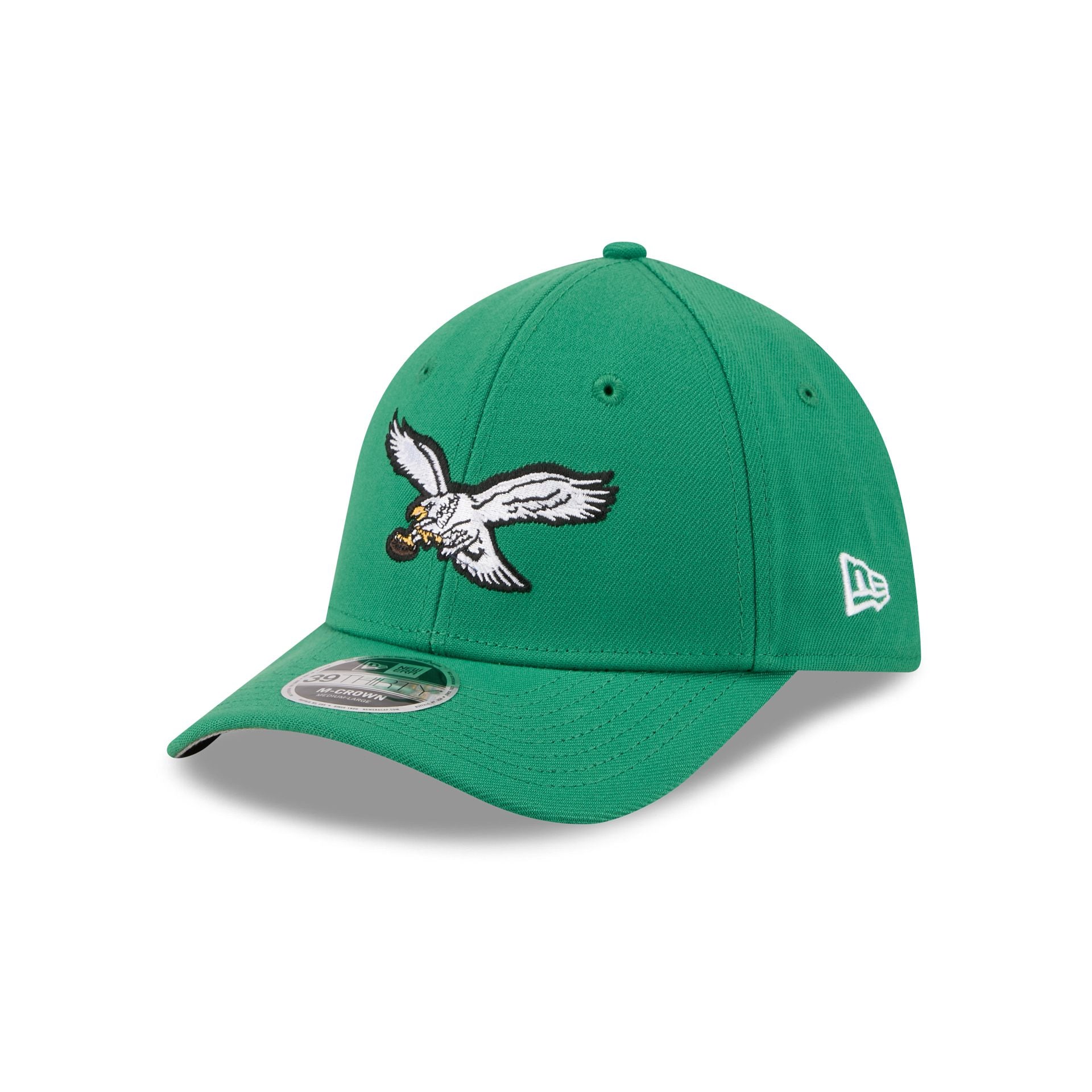 Philadelphia Eagles Team Historic 39THIRTY M-Crown Stretch Fit Hat