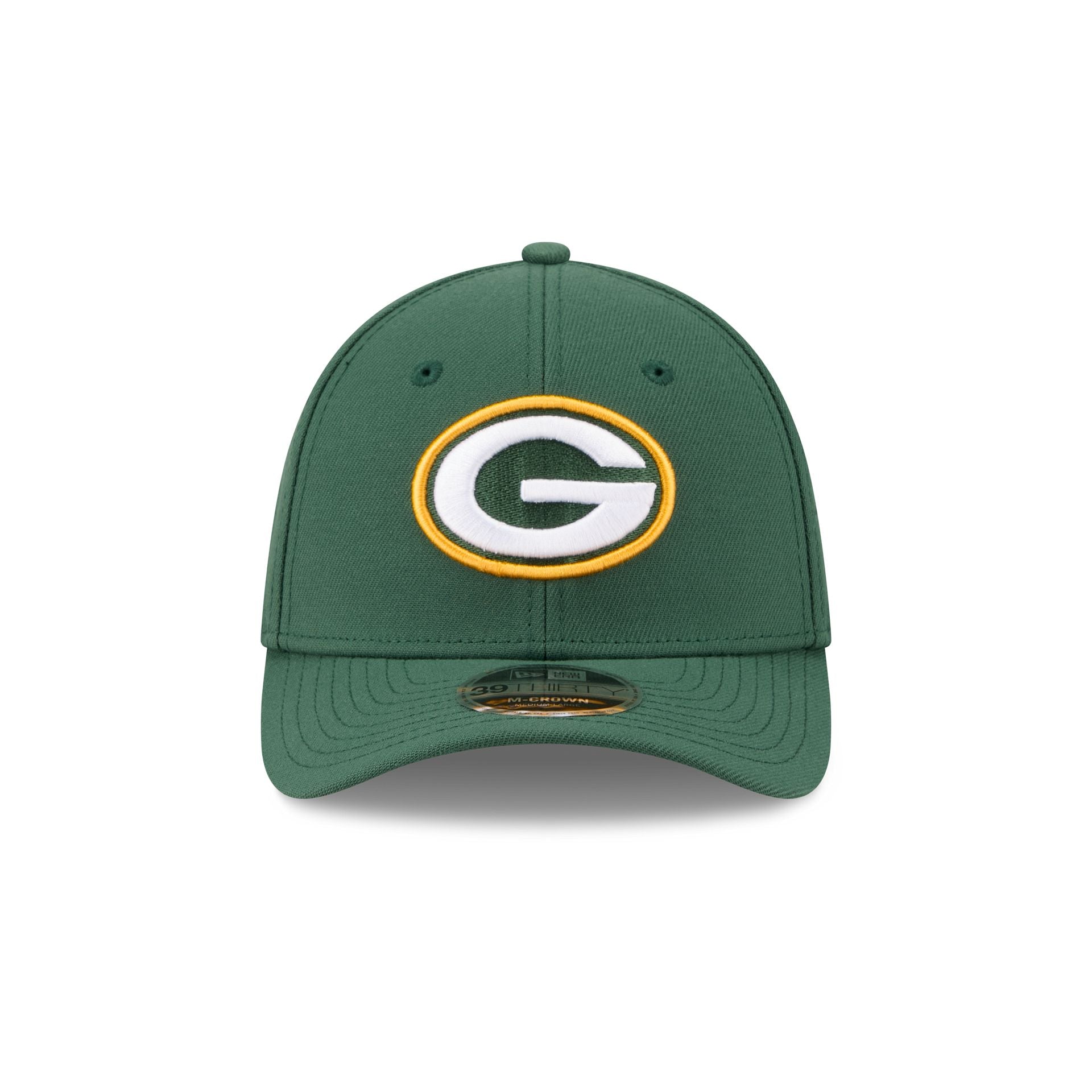 Green Bay Packers Team 39THIRTY M-Crown Stretch Fit Hat