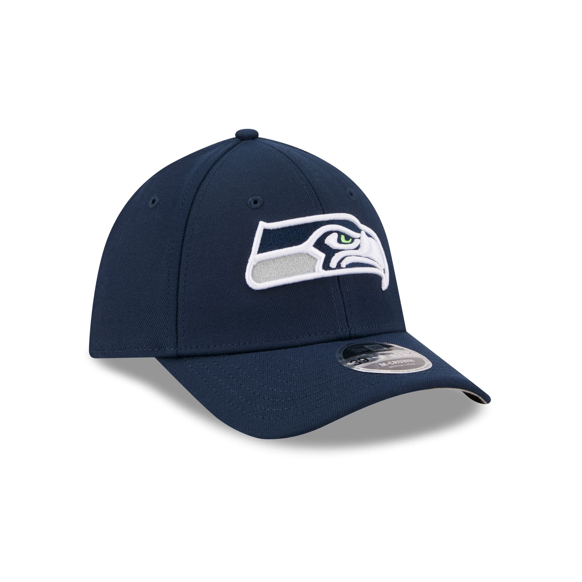 Seattle Seahawks Team 39THIRTY M-Crown Stretch Fit Hat