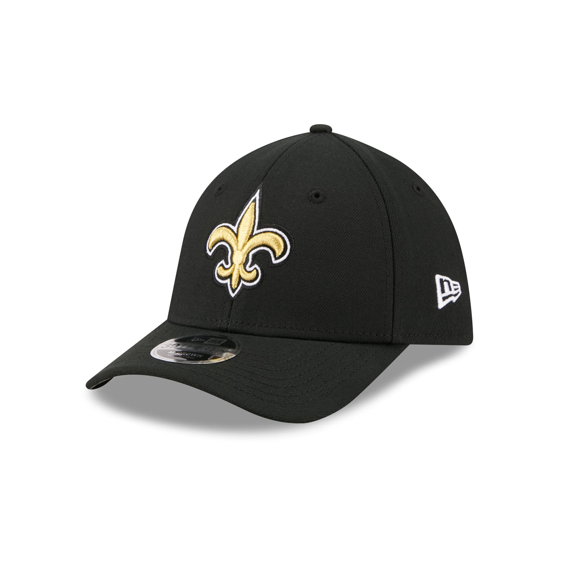 New Orleans Saints Team 39THIRTY M-Crown Stretch Fit Hat