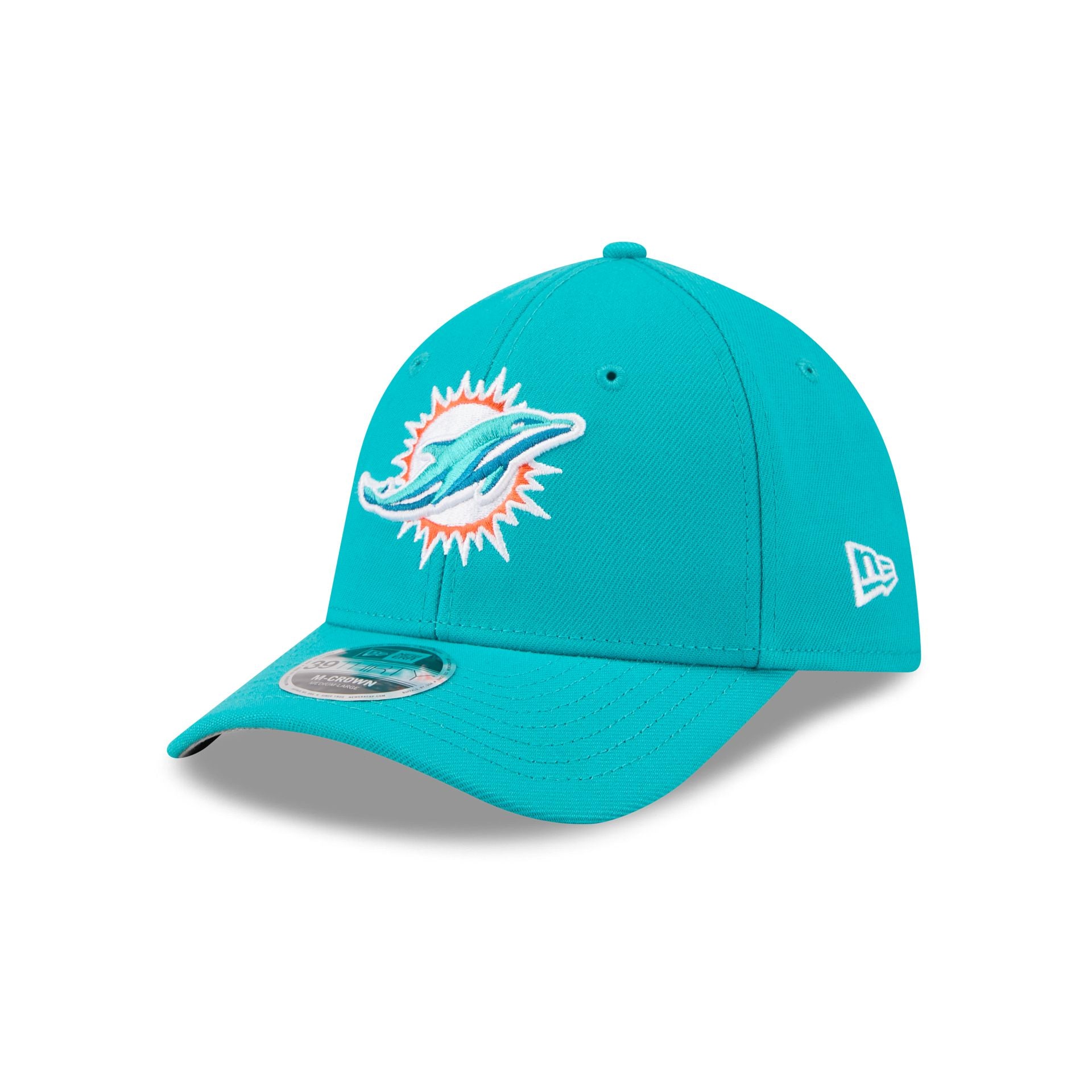 Miami Dolphins Team 39THIRTY M-Crown Stretch Fit Hat