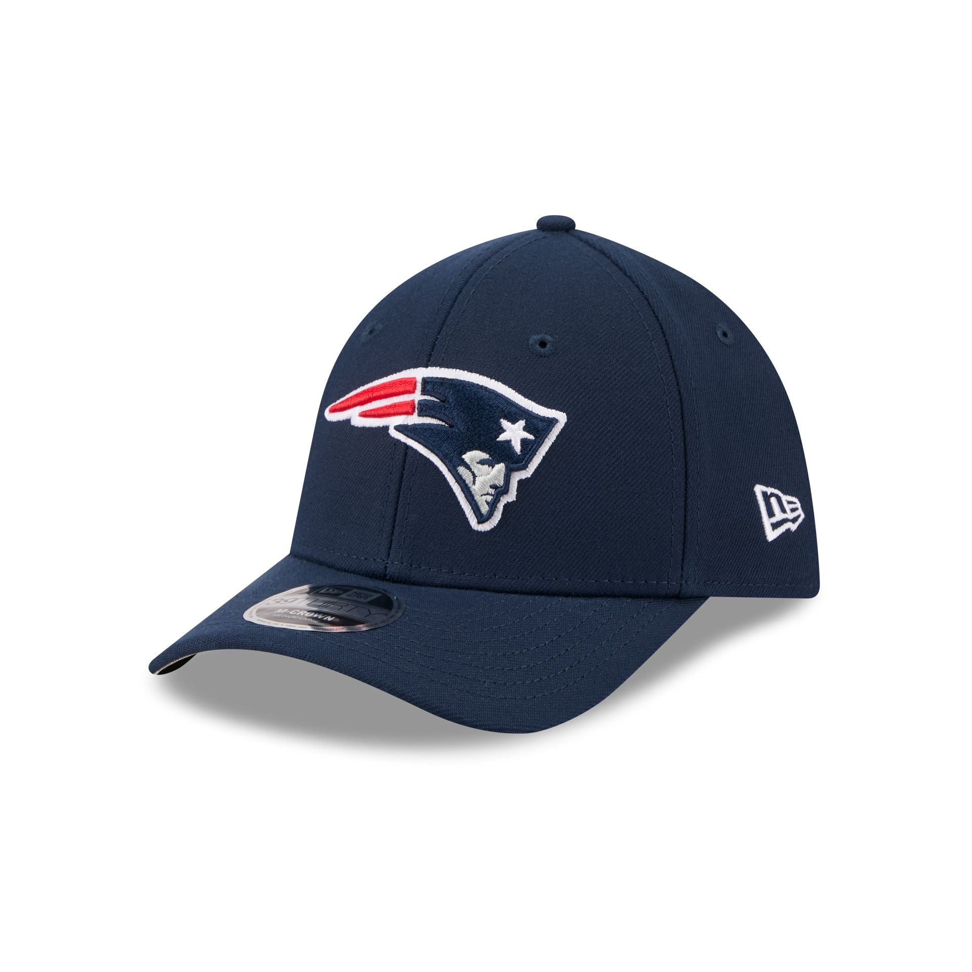 New England Patriots Team 39THIRTY M-Crown Stretch Fit Hat