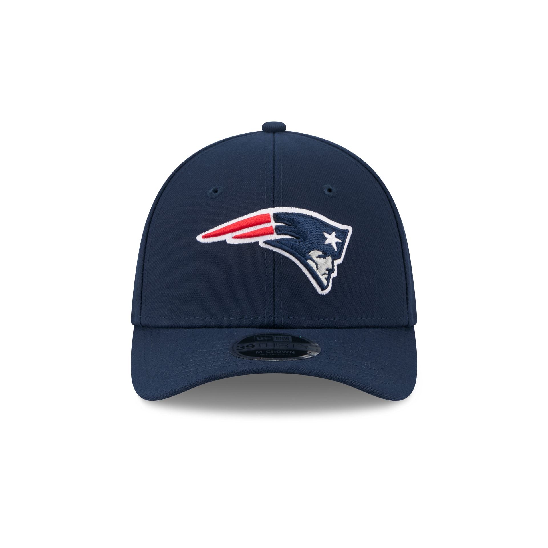 New England Patriots Team 39THIRTY M-Crown Stretch Fit Hat
