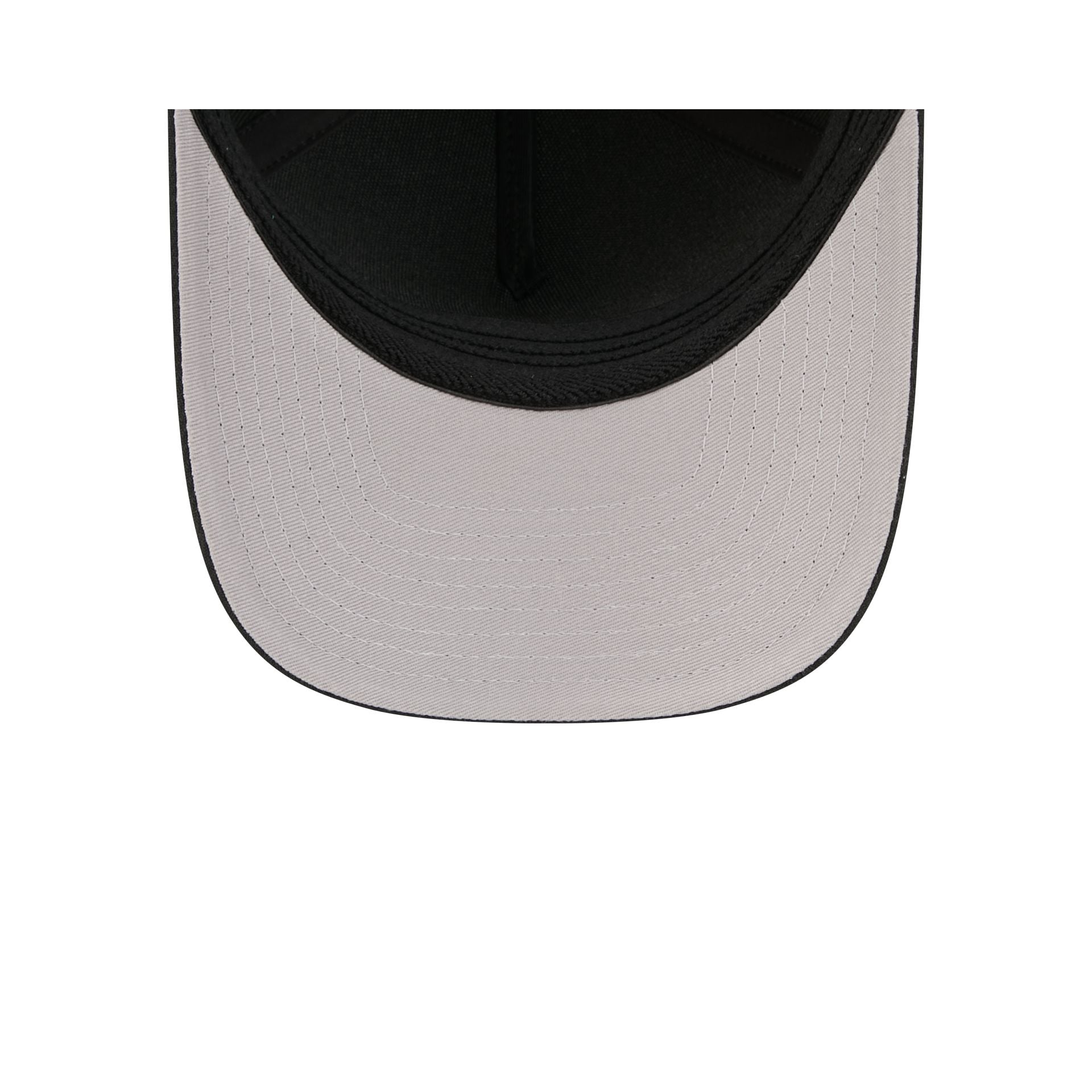 San Francisco 49ers Poly Black & White 39THIRTY M-Crown A-Frame Stretch Fit Hat