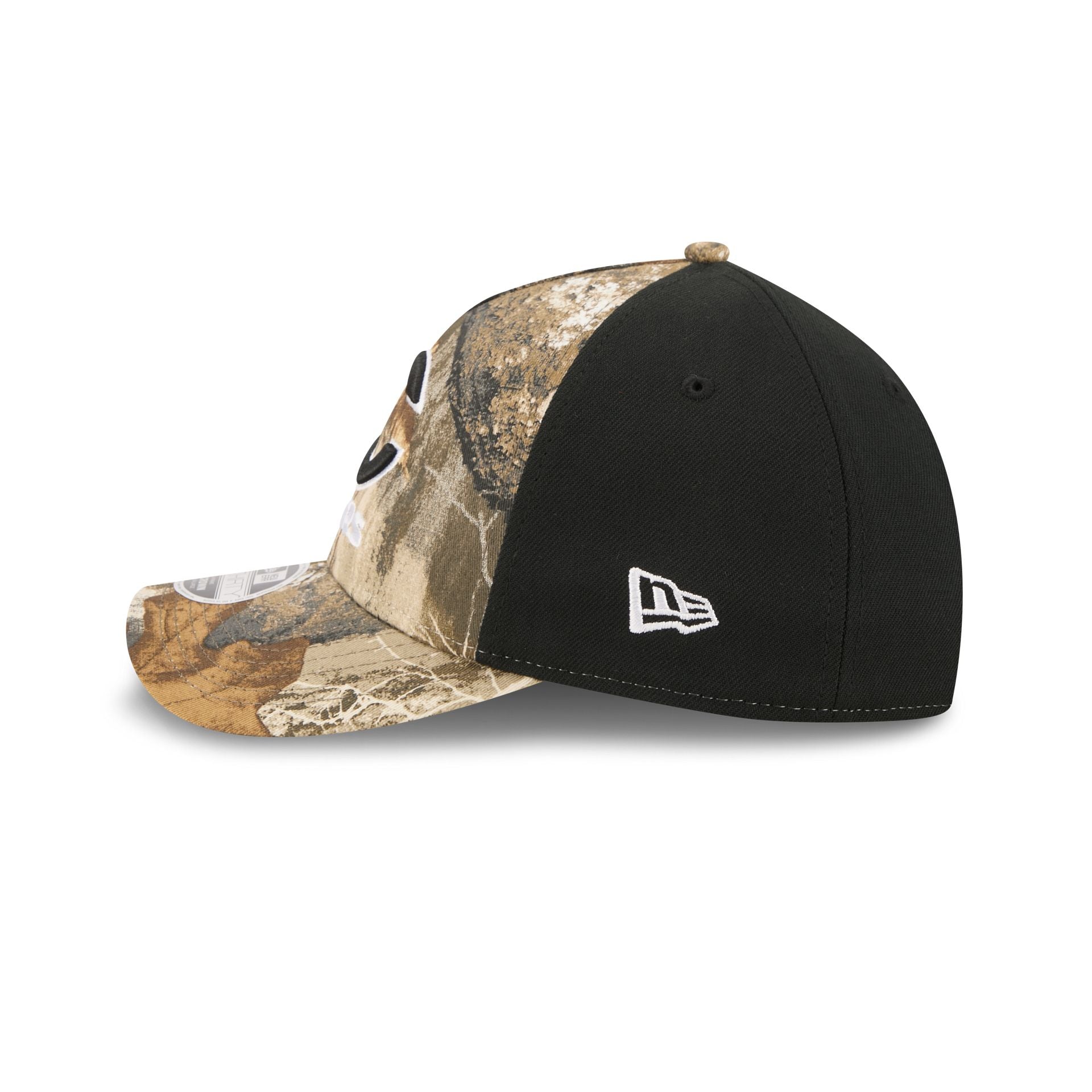 Chicago Bears Poly Realtree 39THIRTY M-Crown A-Frame Stretch Fit Hat