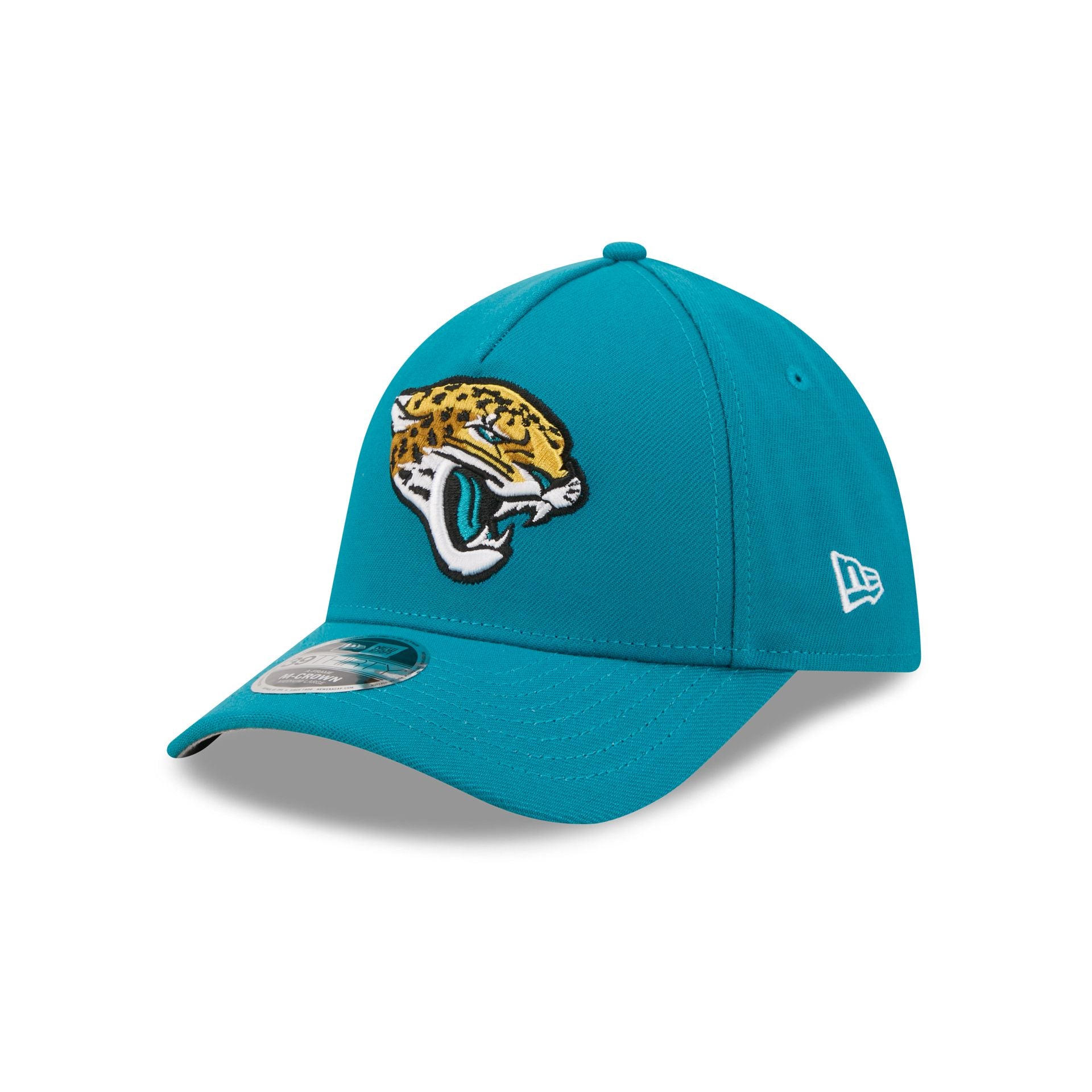 Jacksonville Jaguars Poly 39THIRTY M-Crown A-Frame Stretch Fit Hat