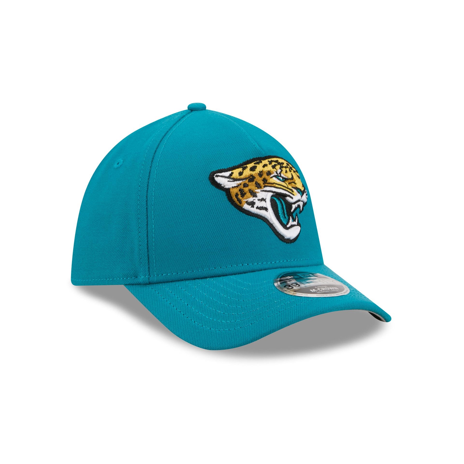 Jacksonville Jaguars Poly 39THIRTY M-Crown A-Frame Stretch Fit Hat