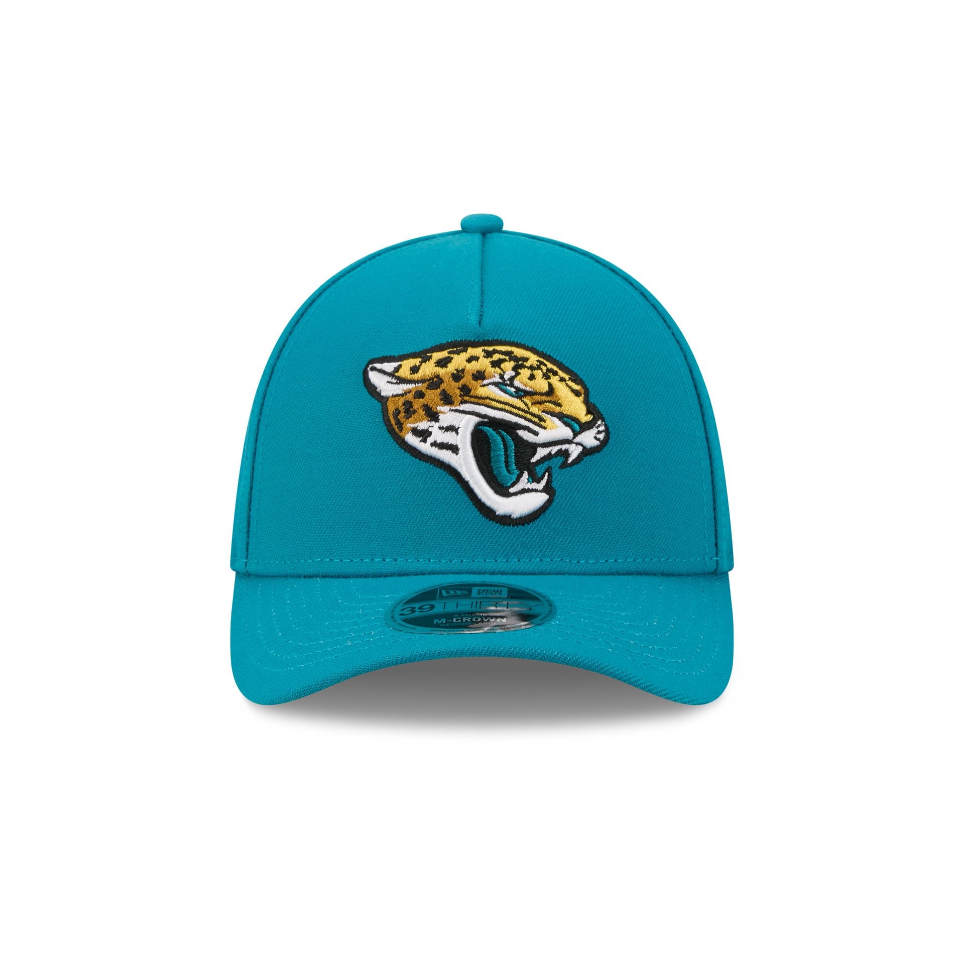Jacksonville Jaguars Poly 39THIRTY M-Crown A-Frame Stretch Fit Hat