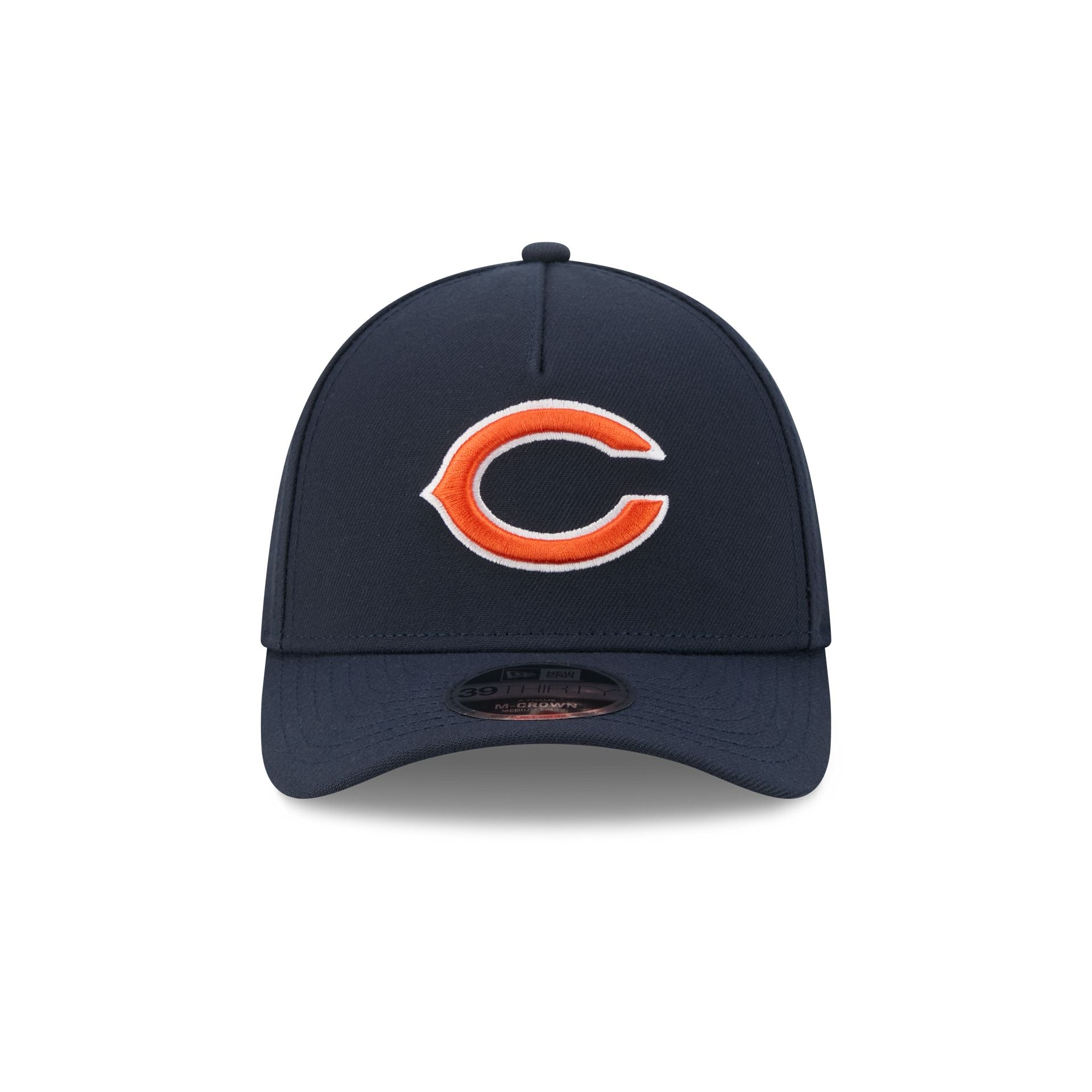 Chicago Bears Poly 39THIRTY M-Crown A-Frame Stretch Fit Hat