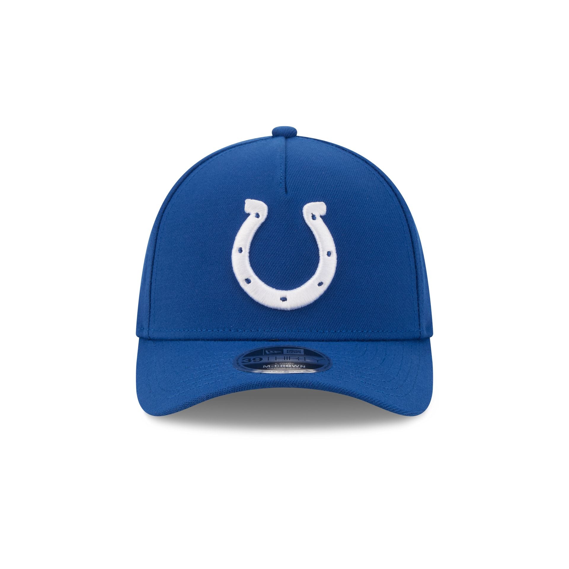 Indianapolis Colts Poly 39THIRTY M-Crown A-Frame Stretch Fit Hat