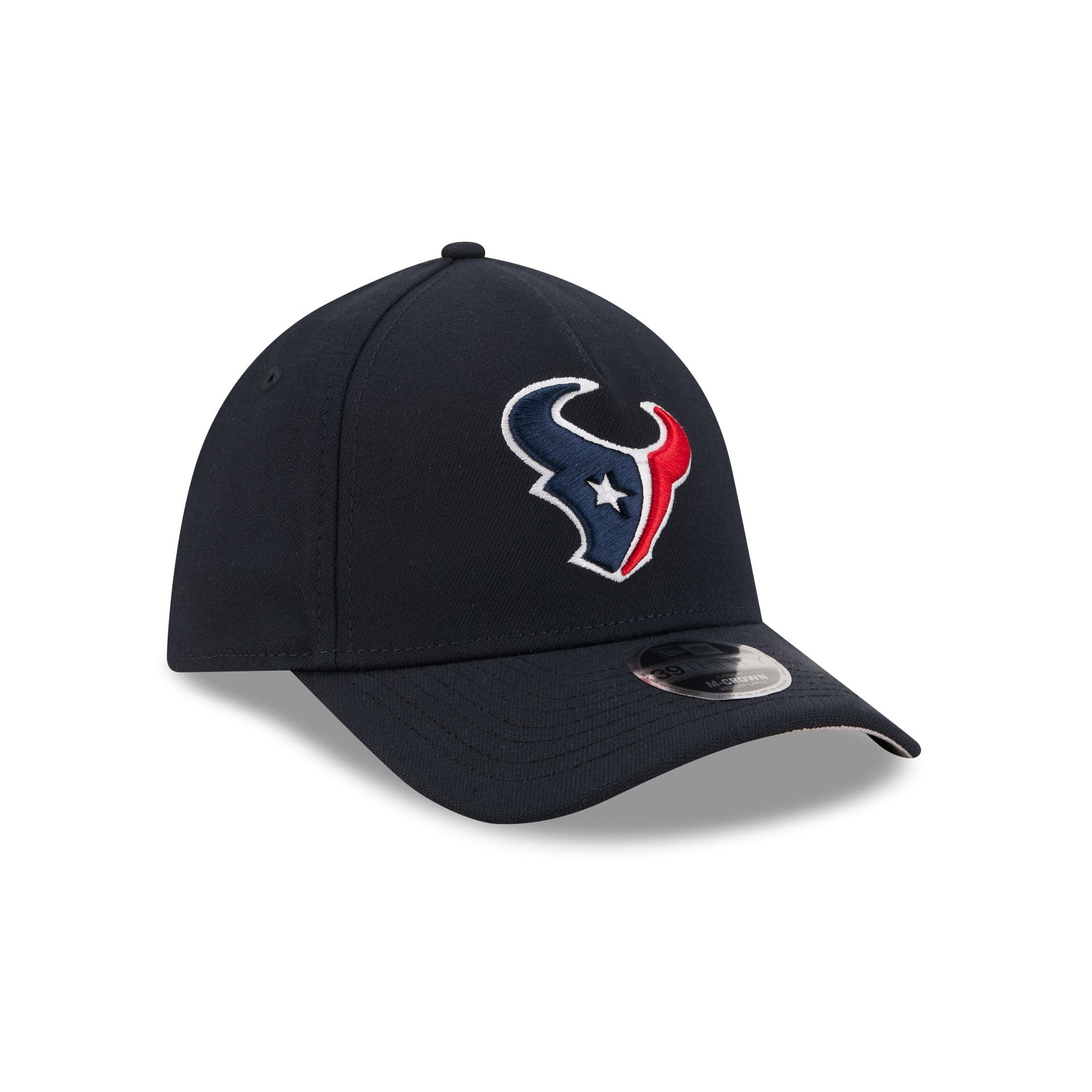Houston Texans Poly 39THIRTY M-Crown A-Frame Stretch Fit Hat