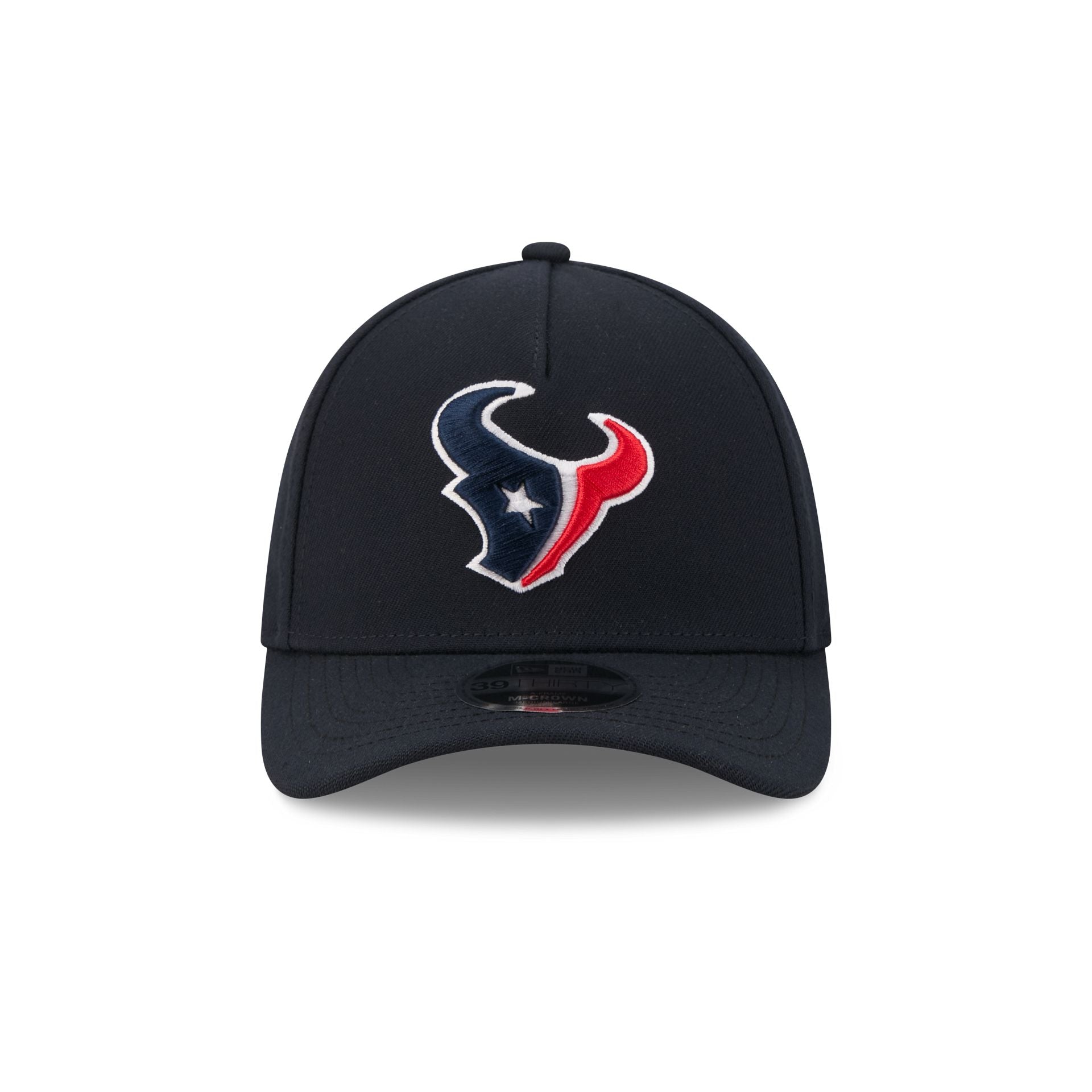 Houston Texans Poly 39THIRTY M-Crown A-Frame Stretch Fit Hat