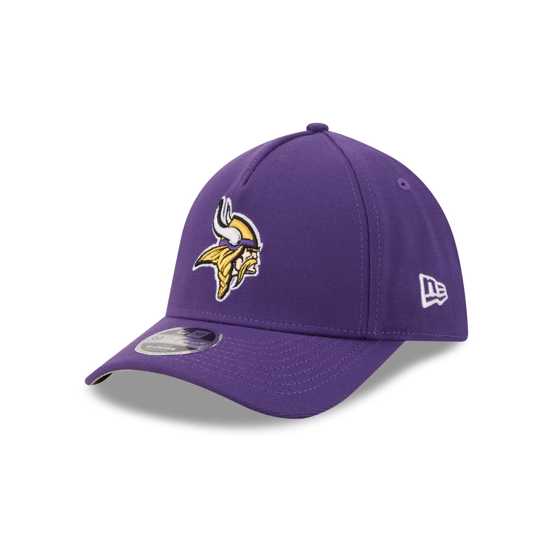 Minnesota Vikings Poly 39THIRTY M-Crown A-Frame Stretch Fit Hat