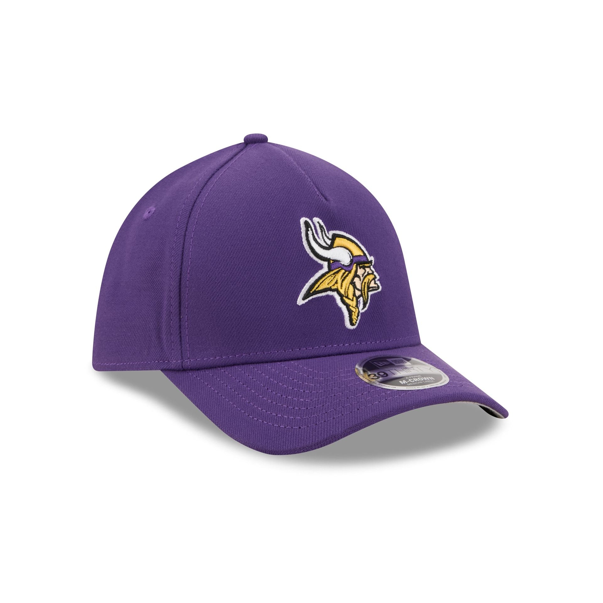 Minnesota Vikings Poly 39THIRTY M-Crown A-Frame Stretch Fit Hat