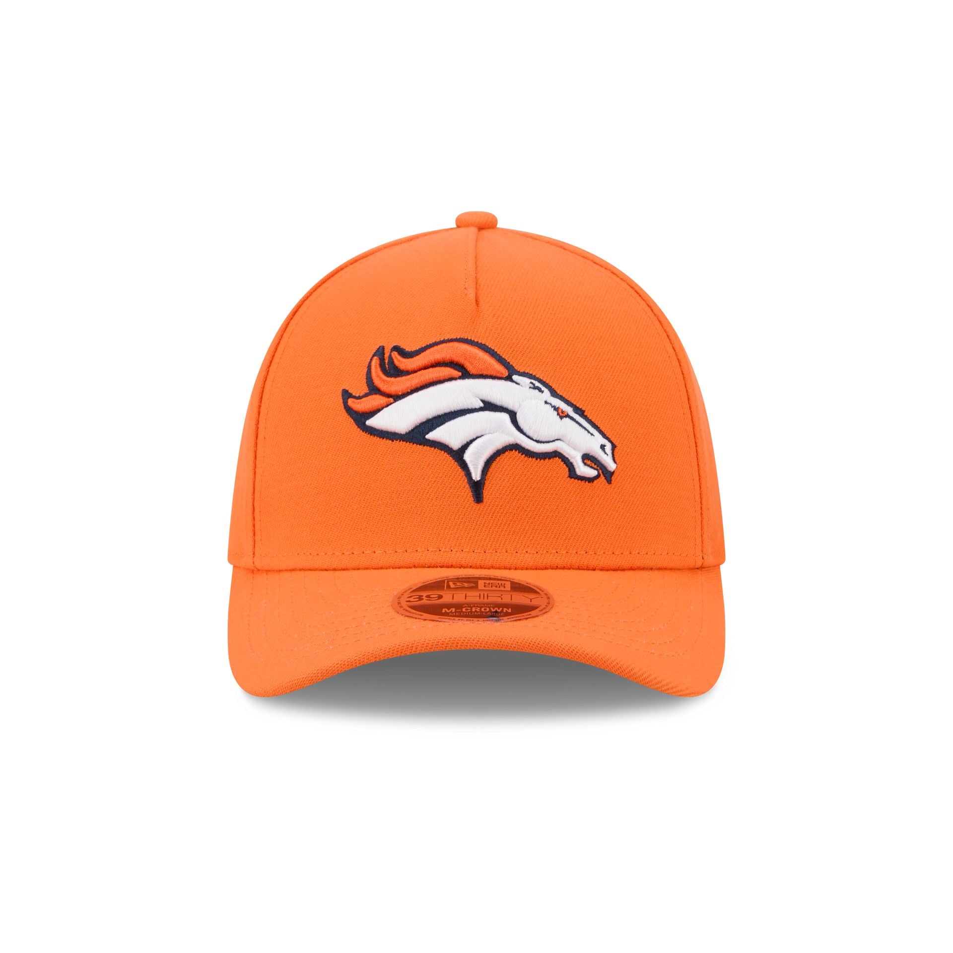 Denver Broncos Poly 39THIRTY M-Crown A-Frame Stretch Fit Hat