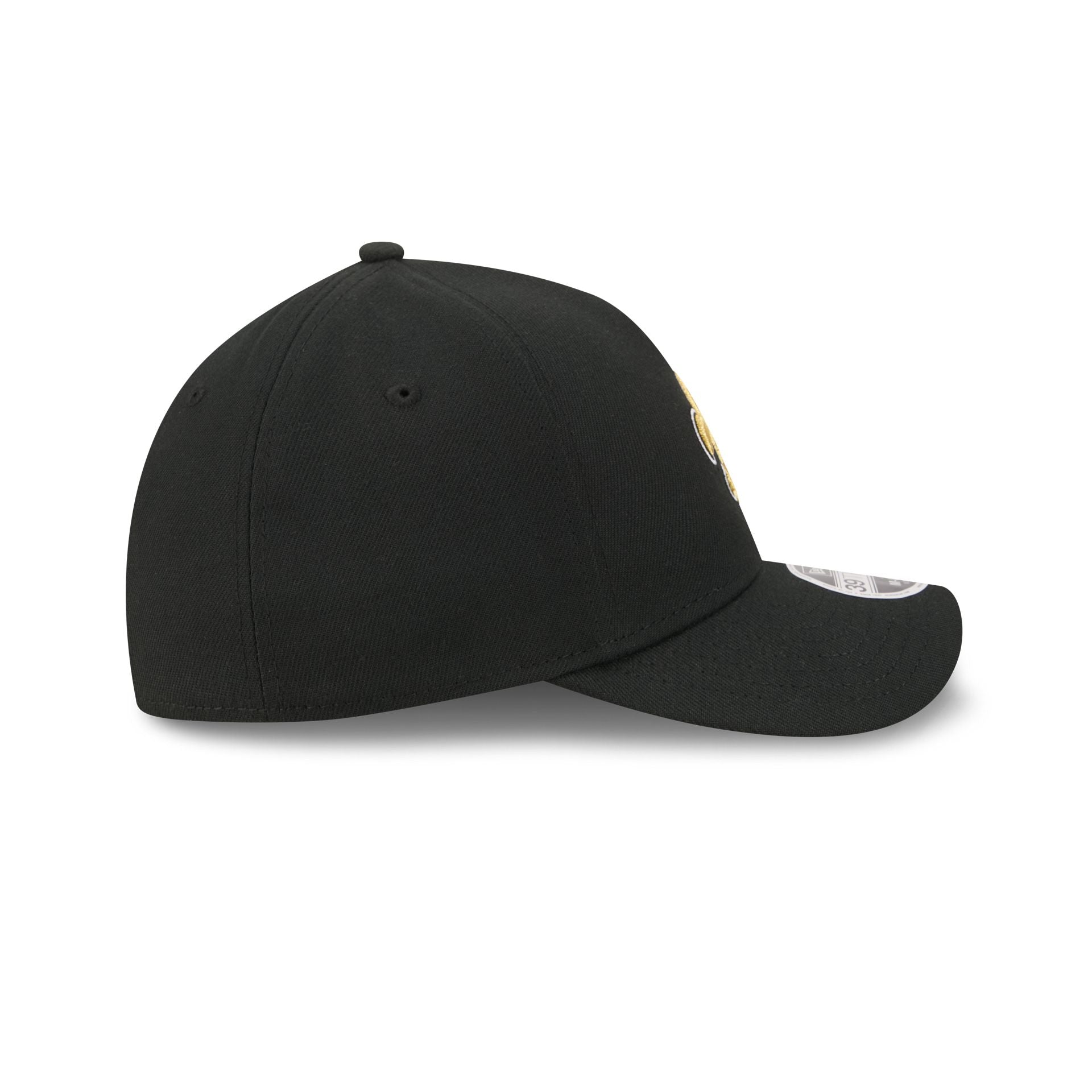 New Orleans Saints Poly 39THIRTY M-Crown A-Frame Stretch Fit Hat