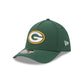 Green Bay Packers Poly 39THIRTY M-Crown A-Frame Stretch Fit Hat