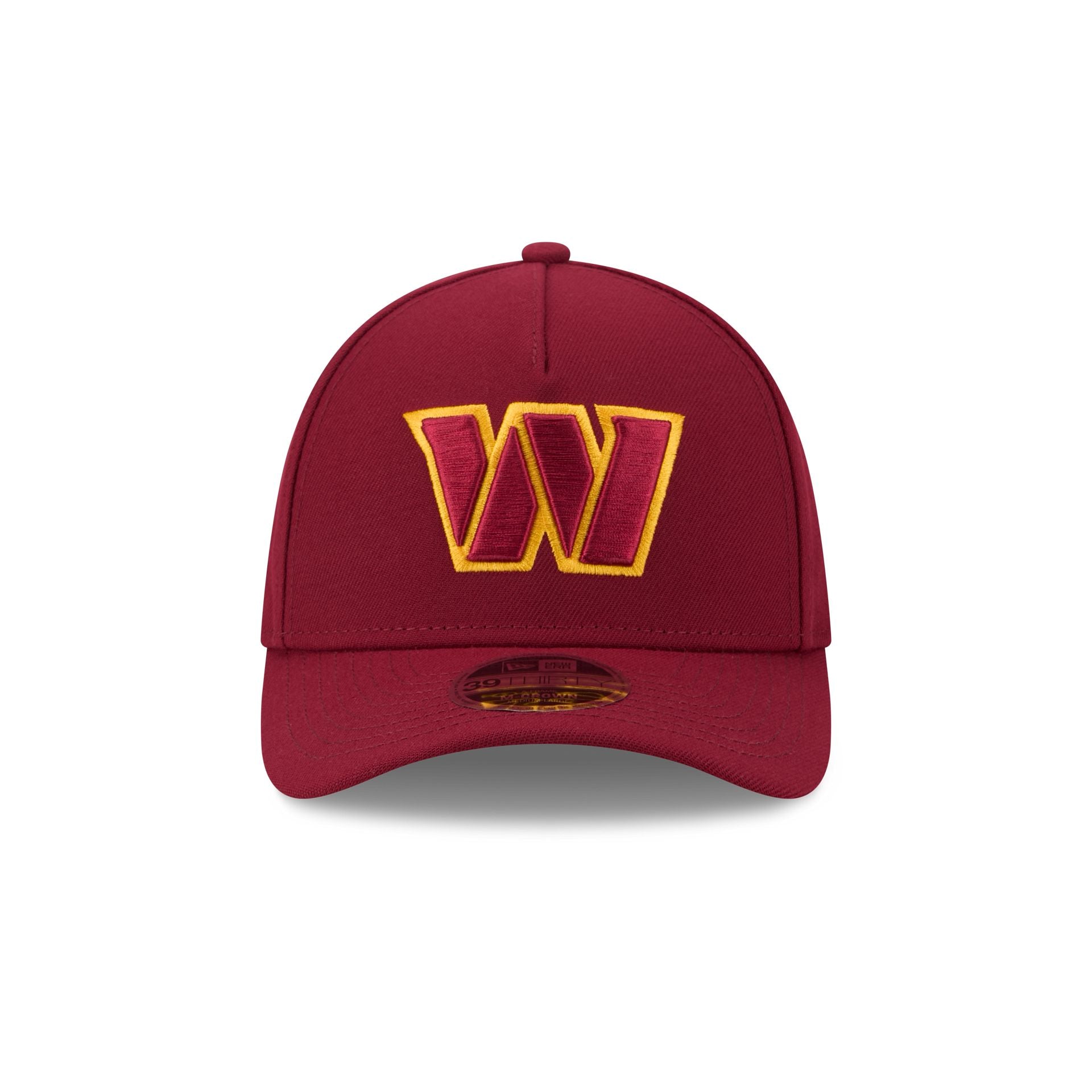 Washington Commanders Poly 39THIRTY M-Crown A-Frame Stretch Fit Hat