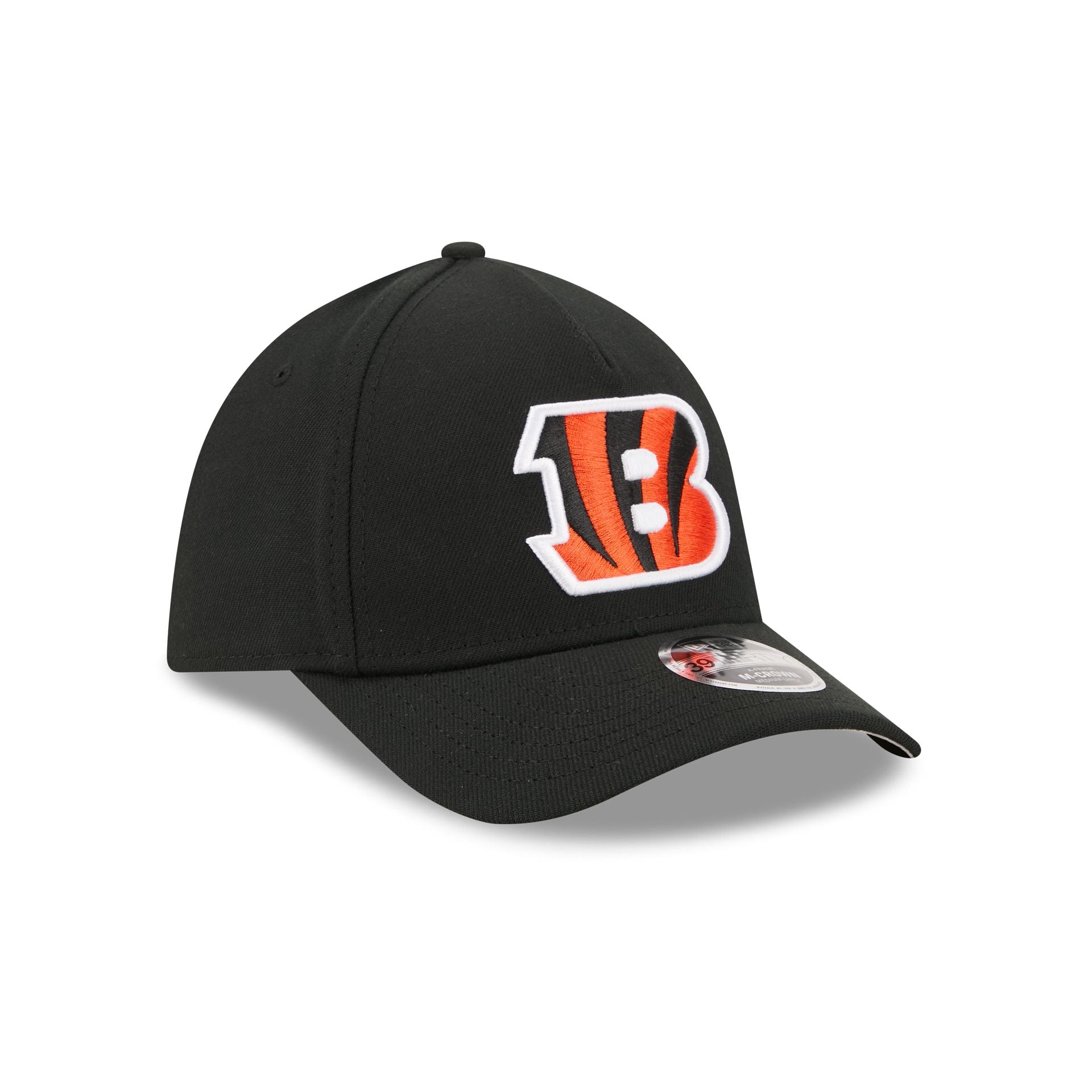 Cincinnati Bengals Poly 39THIRTY M-Crown A-Frame Stretch Fit Hat