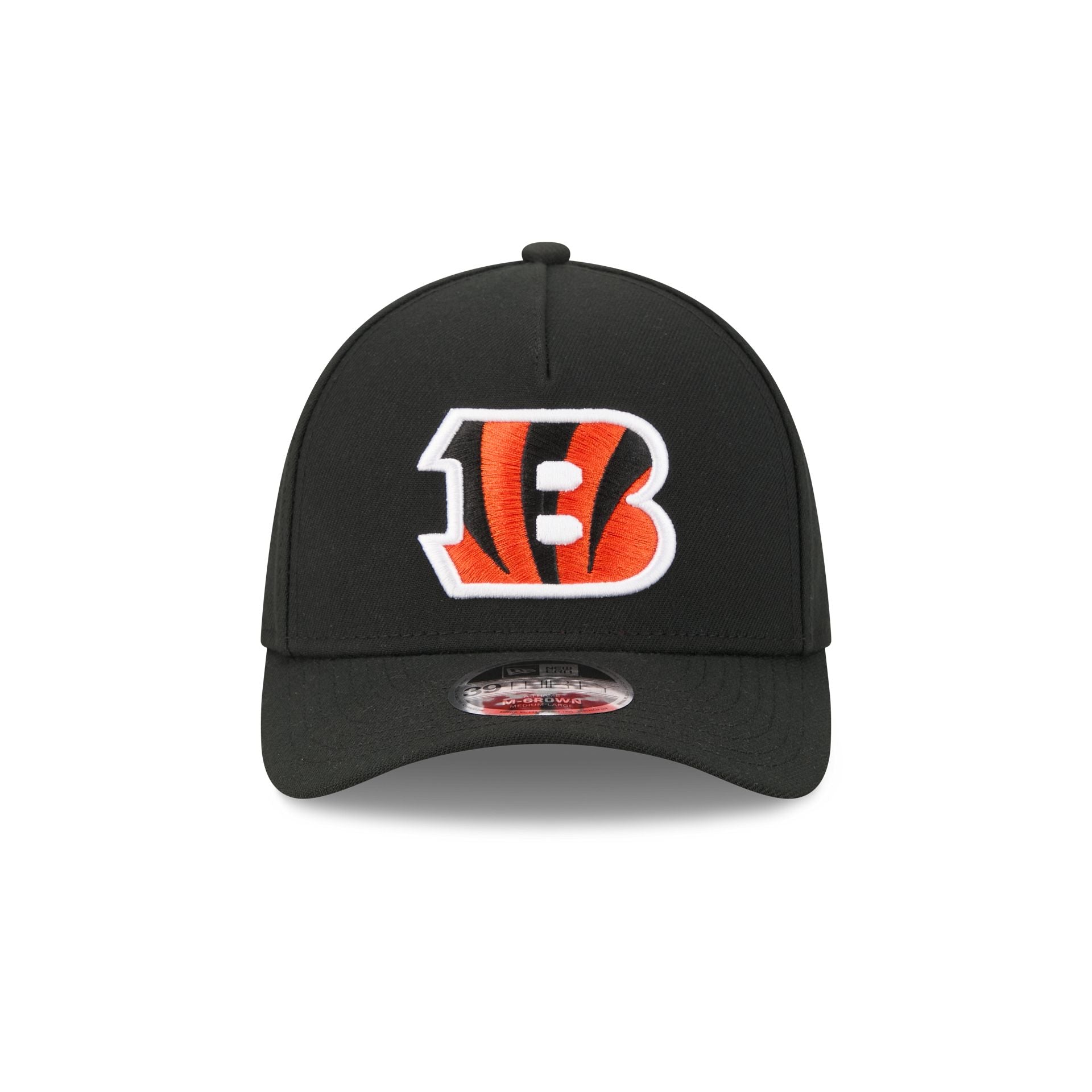 Cincinnati Bengals Poly 39THIRTY M-Crown A-Frame Stretch Fit Hat