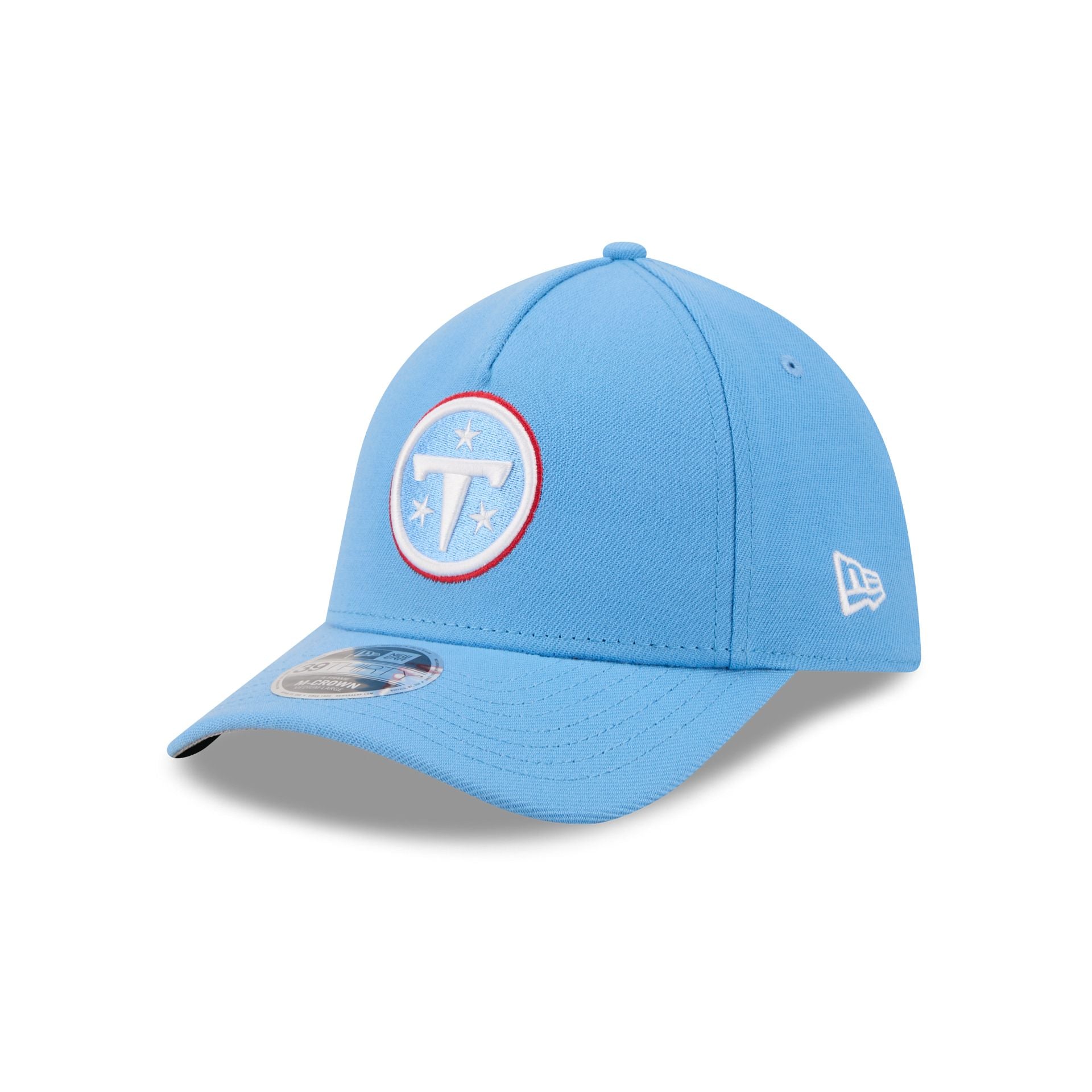 Tennessee Titans Poly 39THIRTY M-Crown A-Frame Stretch Fit Hat