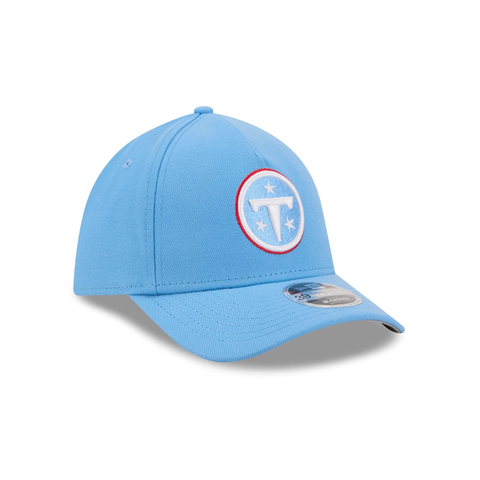 Tennessee Titans Poly 39THIRTY M-Crown A-Frame Stretch Fit Hat