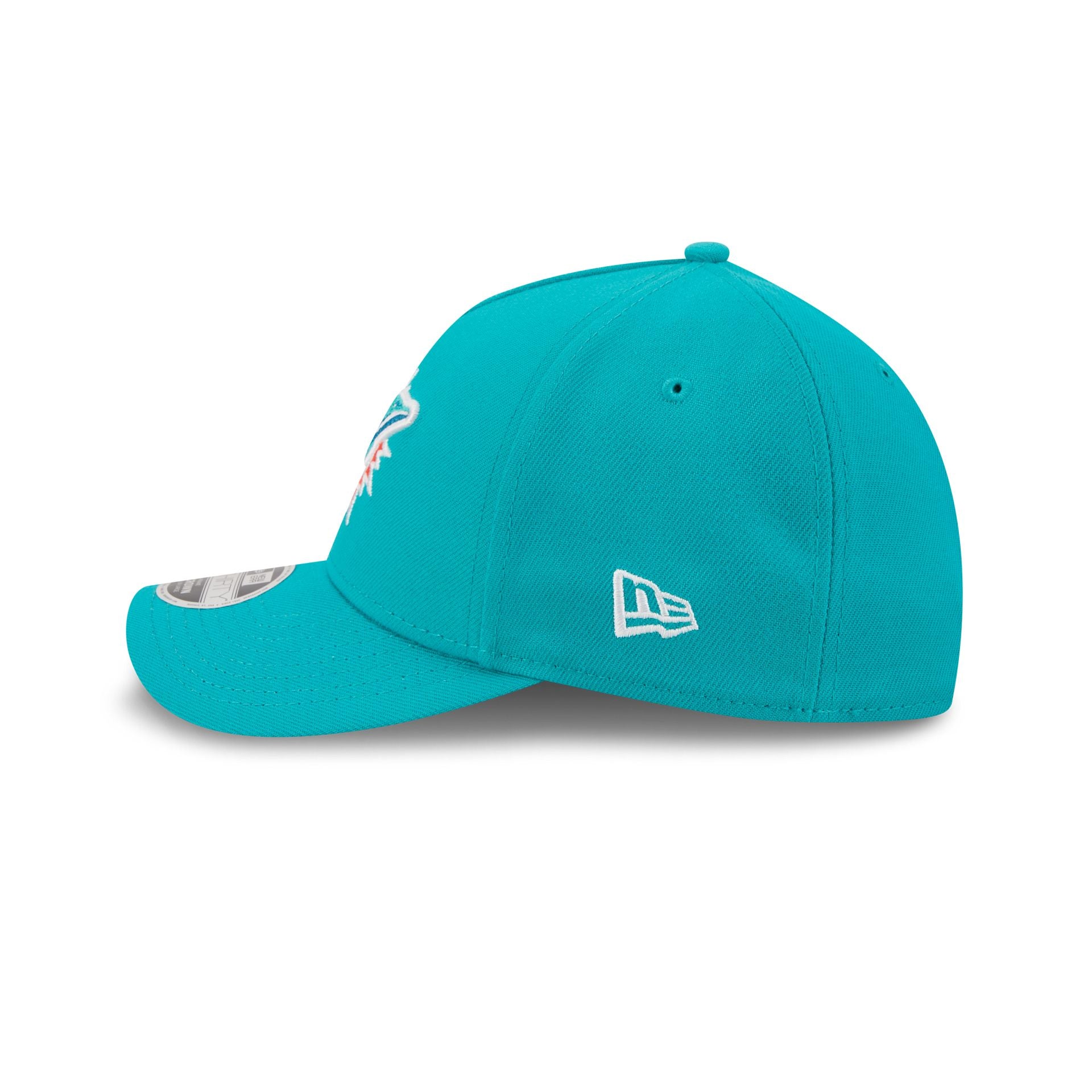 Miami Dolphins Poly 39THIRTY M-Crown A-Frame Stretch Fit Hat