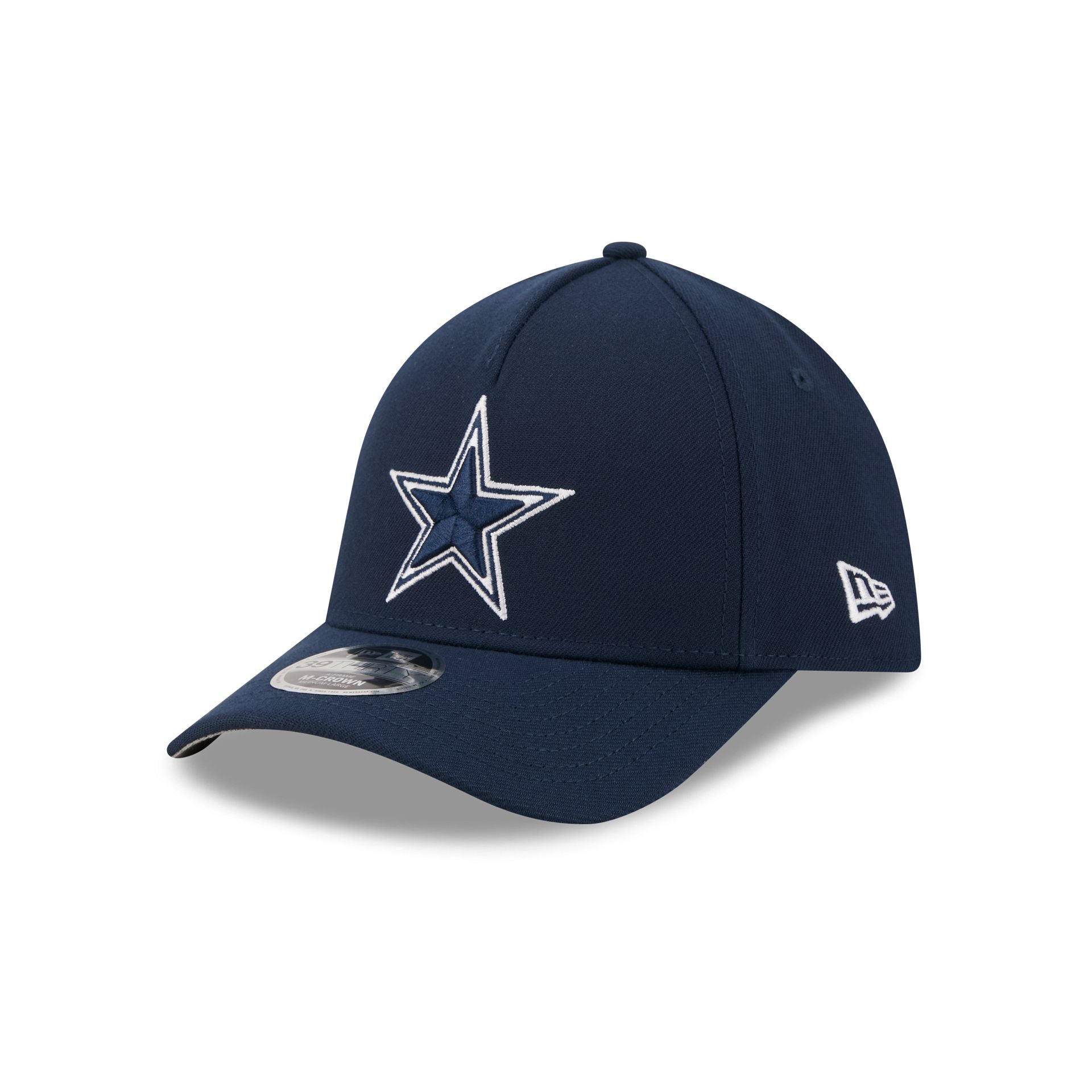 Dallas Cowboys Poly 39THIRTY M-Crown A-Frame Stretch Fit Hat