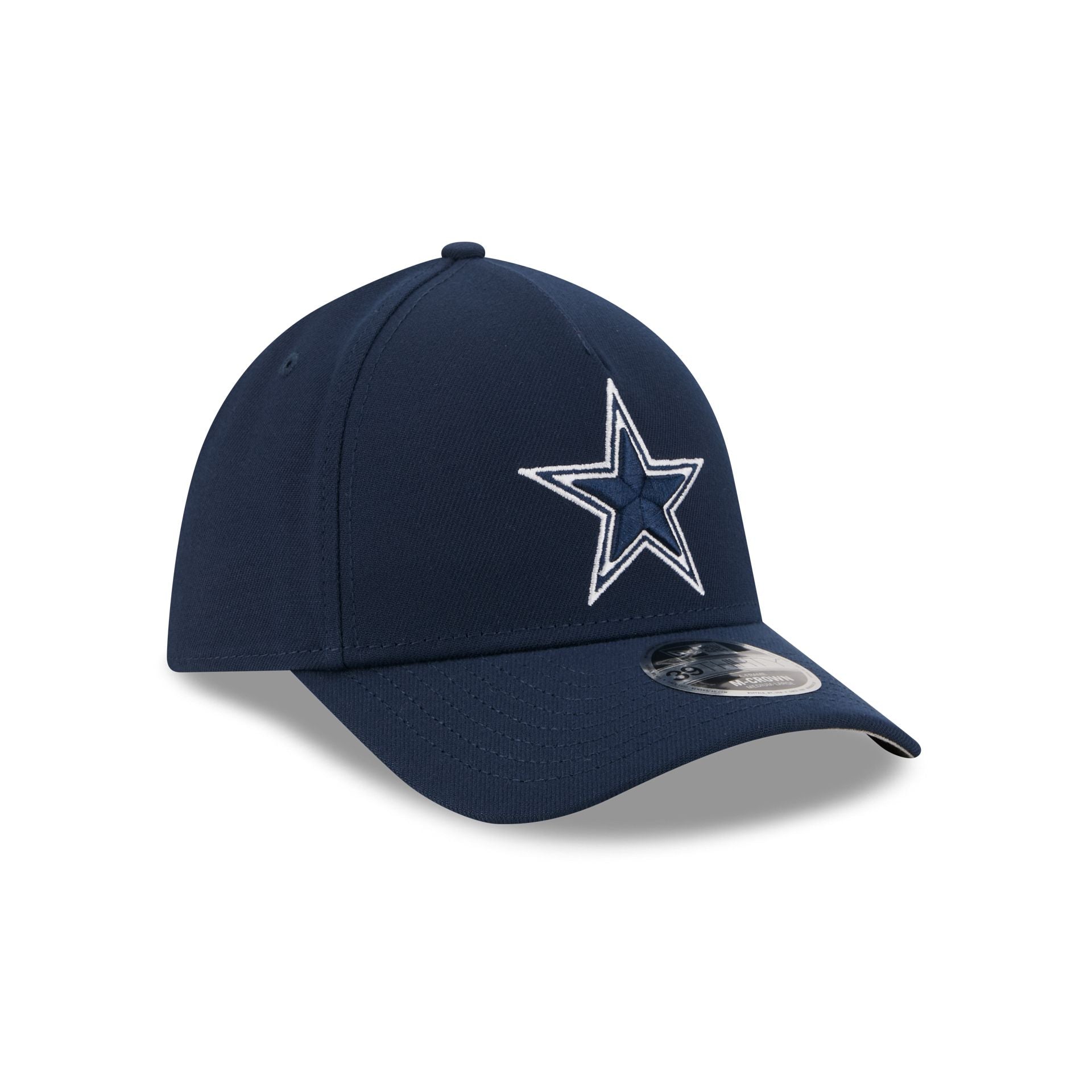 Dallas Cowboys Poly 39THIRTY M-Crown A-Frame Stretch Fit Hat