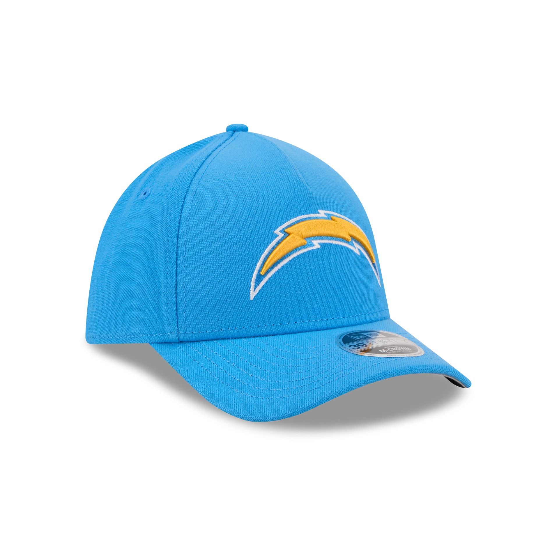 Los Angeles Chargers Poly 39THIRTY M-Crown A-Frame Stretch Fit Hat