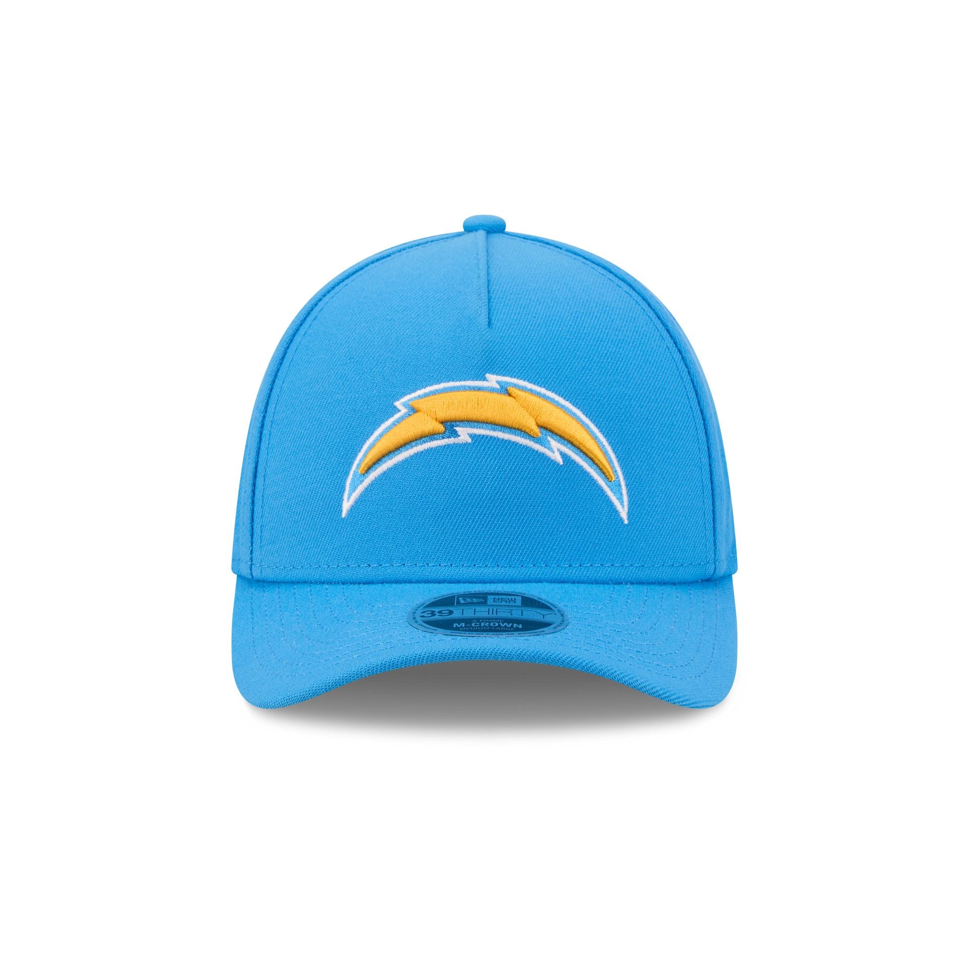 Los Angeles Chargers Poly 39THIRTY M-Crown A-Frame Stretch Fit Hat