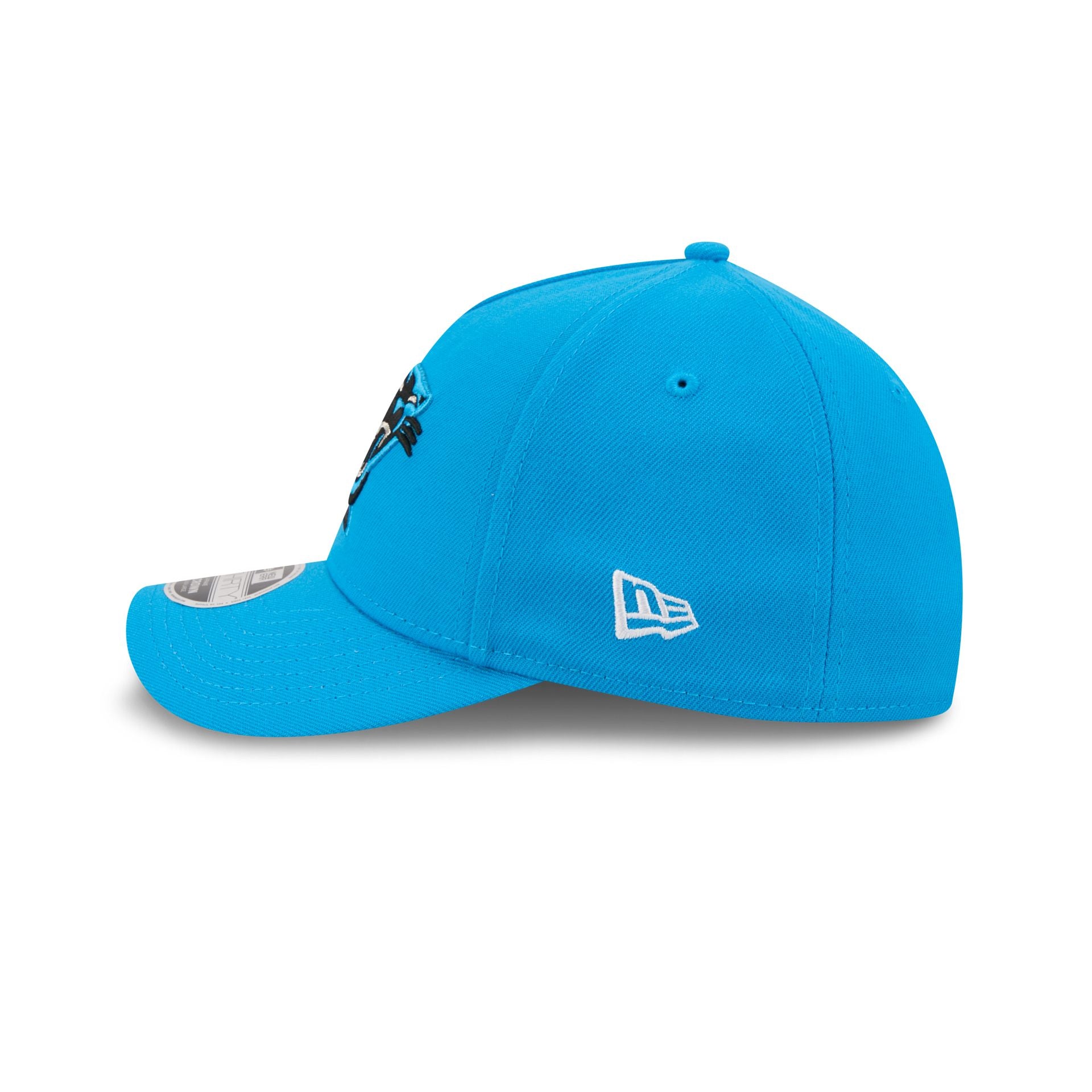 Carolina Panthers Poly 39THIRTY M-Crown A-Frame Stretch Fit Hat