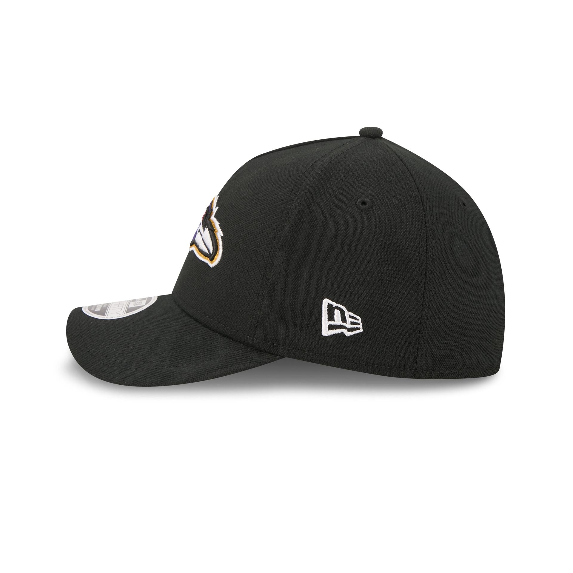Baltimore Ravens Poly 39THIRTY M-Crown A-Frame Stretch Fit Hat
