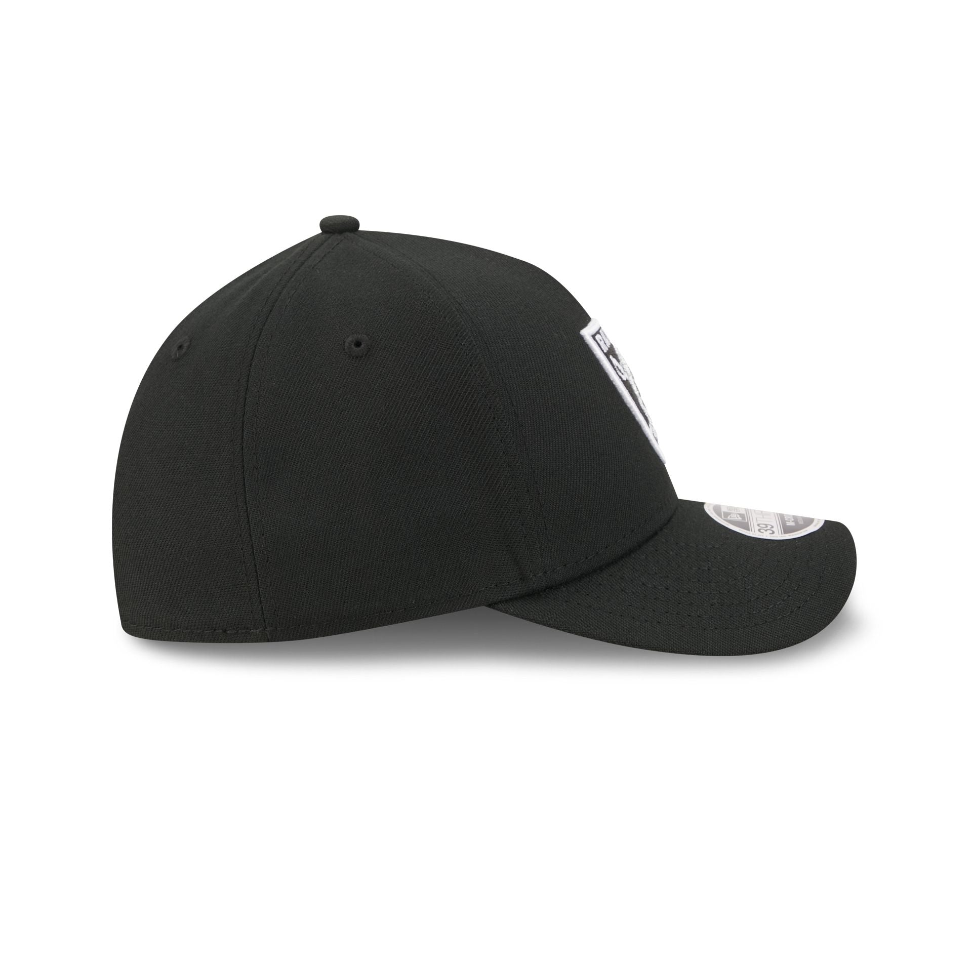 Las Vegas Raiders Poly 39THIRTY M-Crown A-Frame Stretch Fit Hat