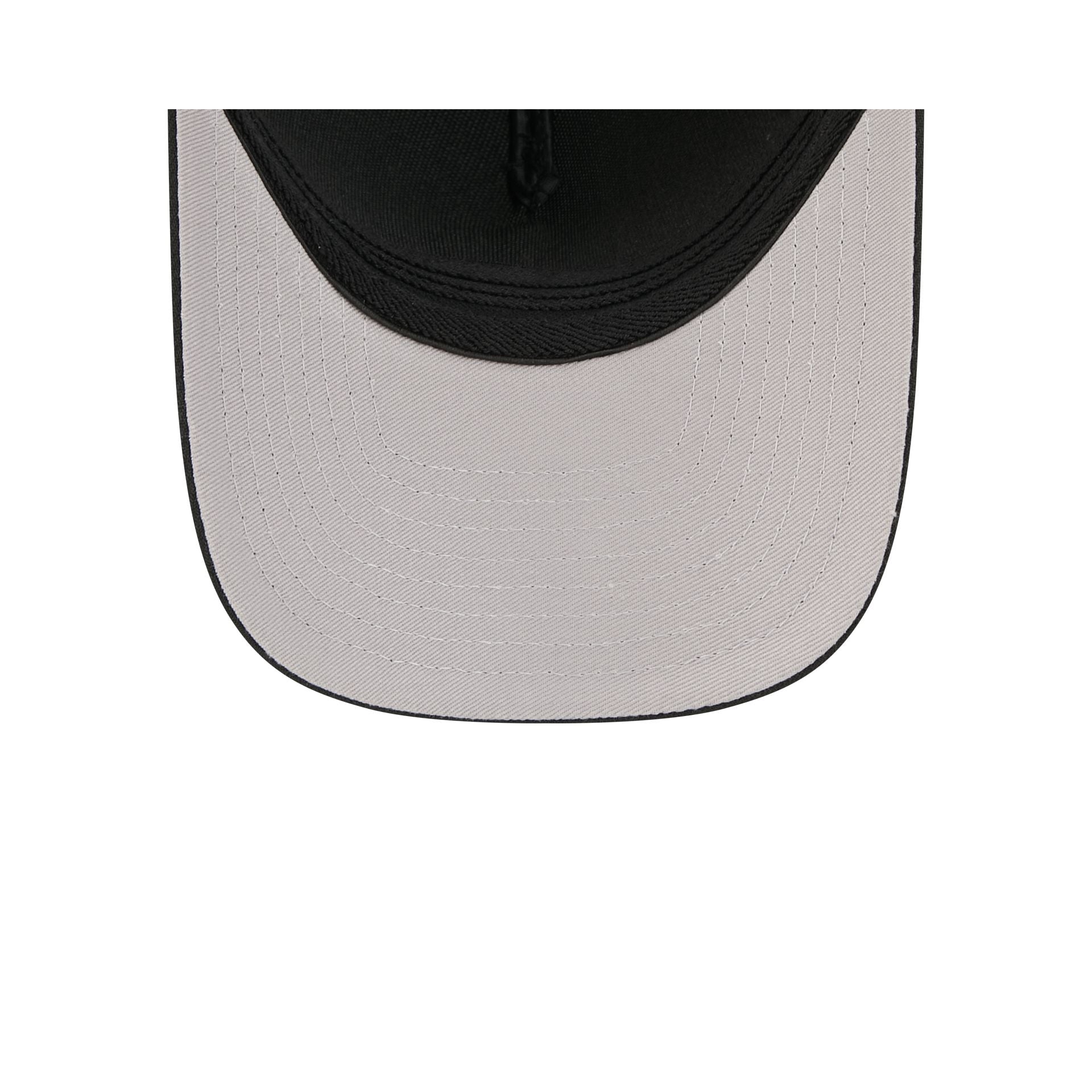 Las Vegas Raiders Poly 39THIRTY M-Crown A-Frame Stretch Fit Hat