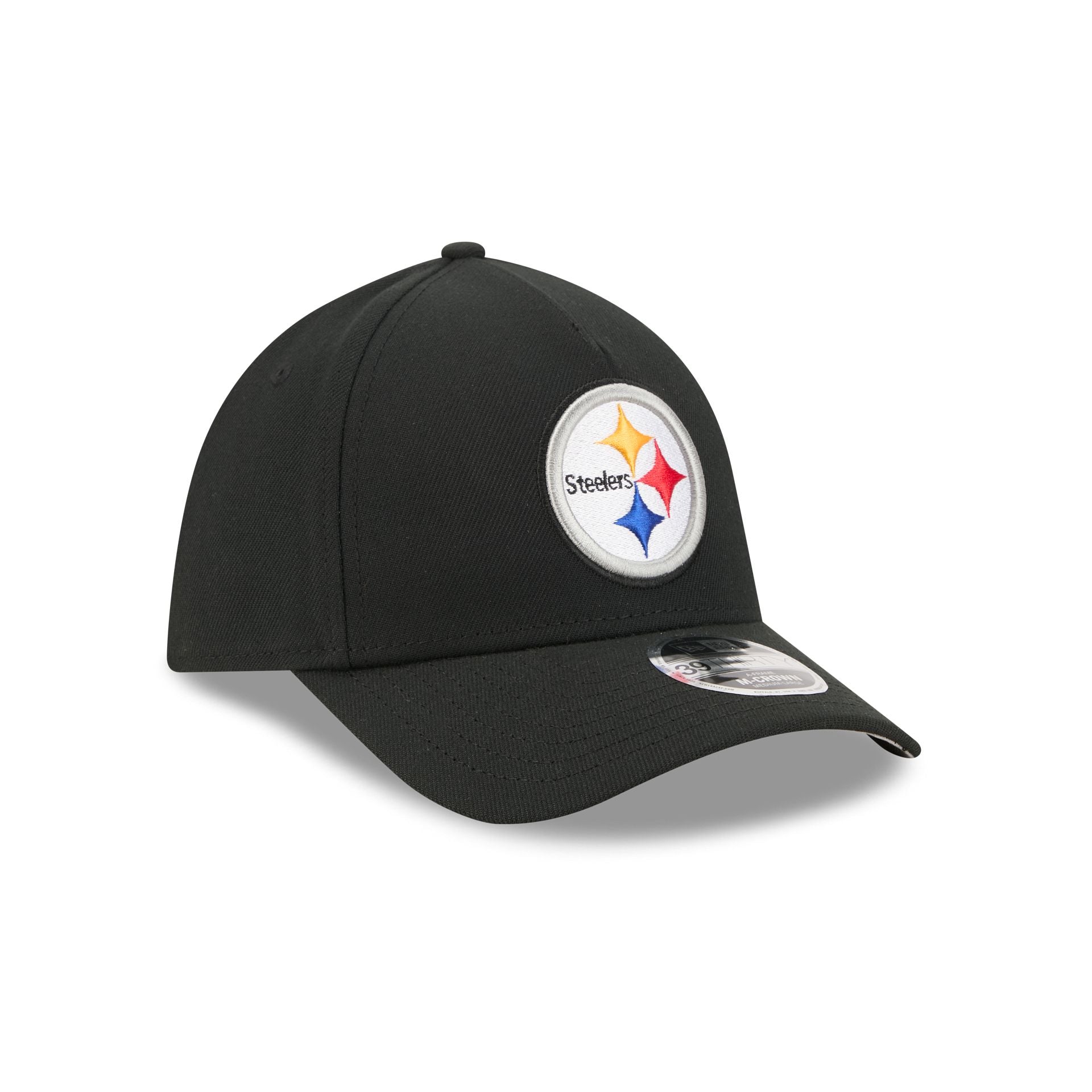 Pittsburgh Steelers Poly 39THIRTY M-Crown A-Frame Stretch Fit Hat