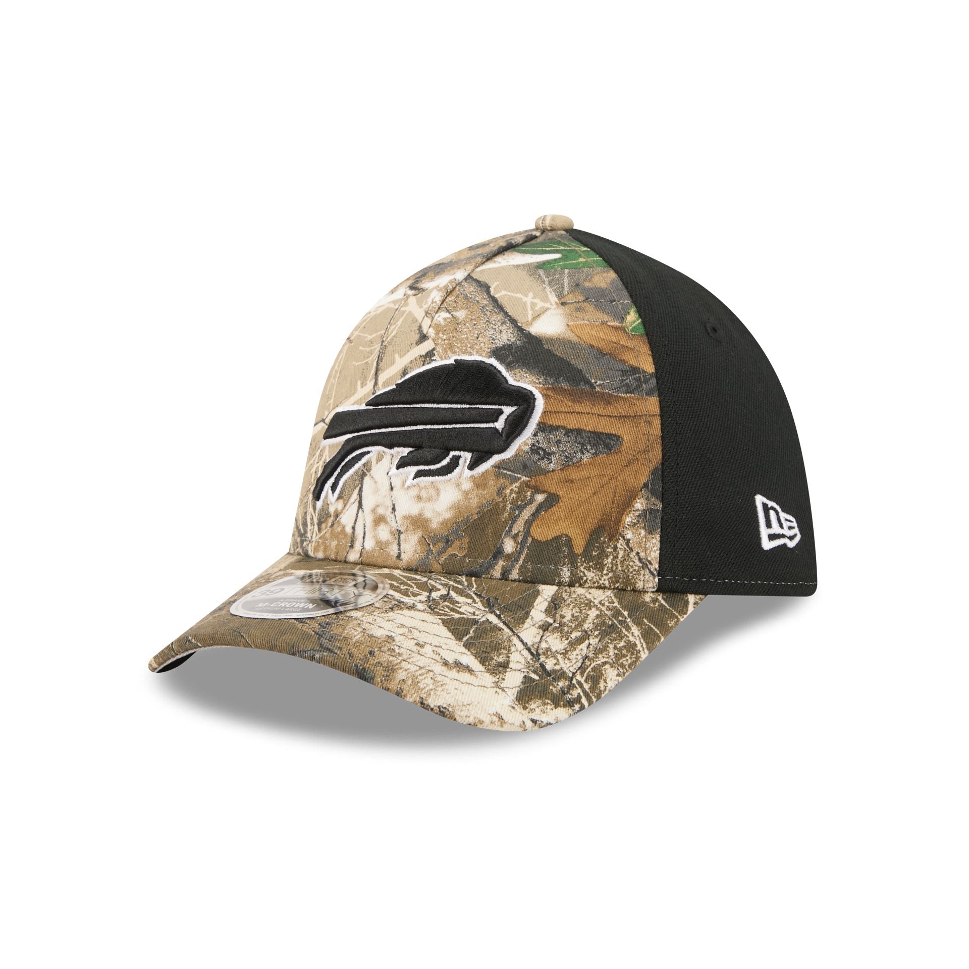 Buffalo Bills Poly Realtree 39THIRTY M-Crown A-Frame Stretch Fit Hat