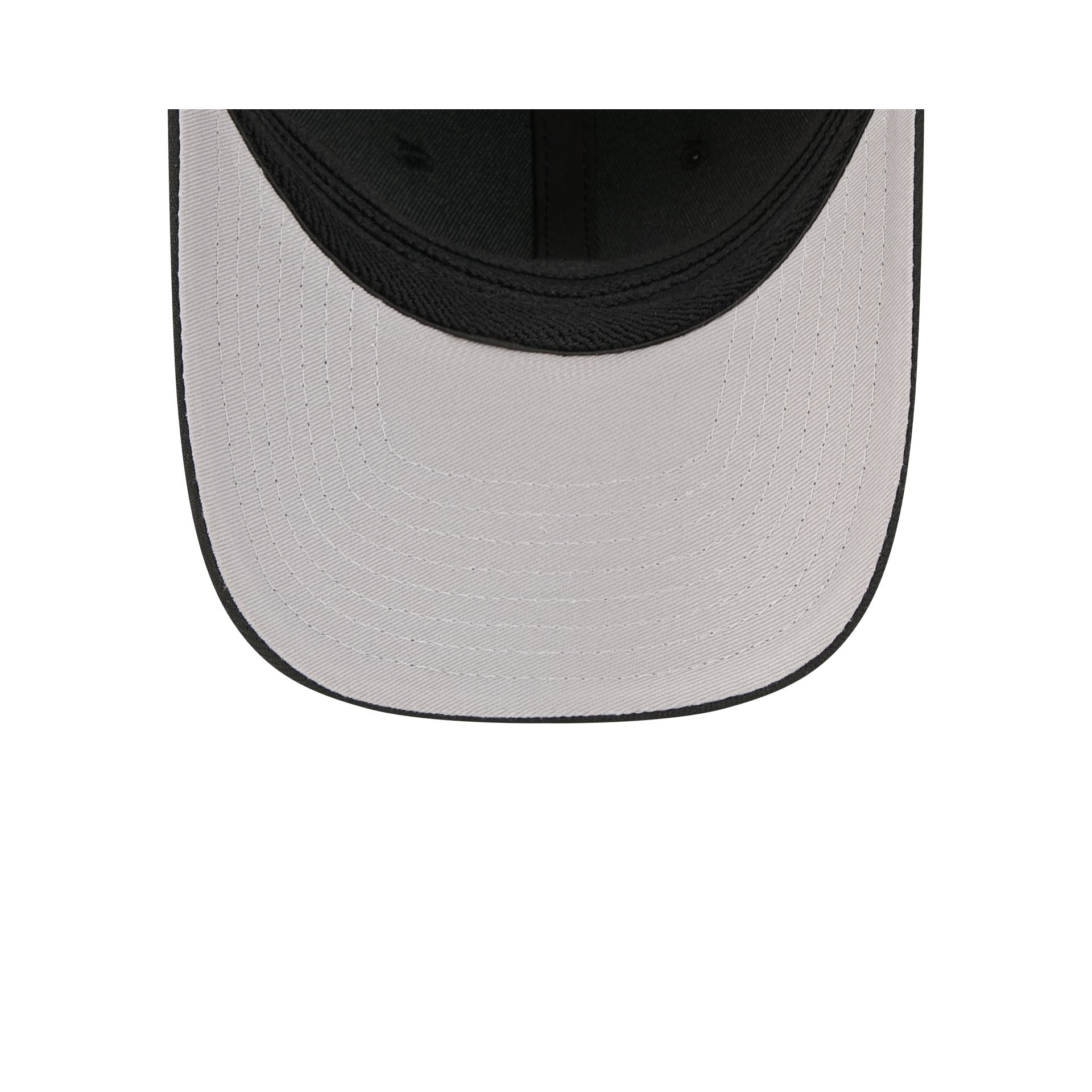 Kansas City Chiefs Poly Black & White 39THIRTY M-Crown Stretch Fit Hat