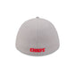 Kansas City Chiefs Poly Gray 39THIRTY M-Crown Stretch Fit Hat