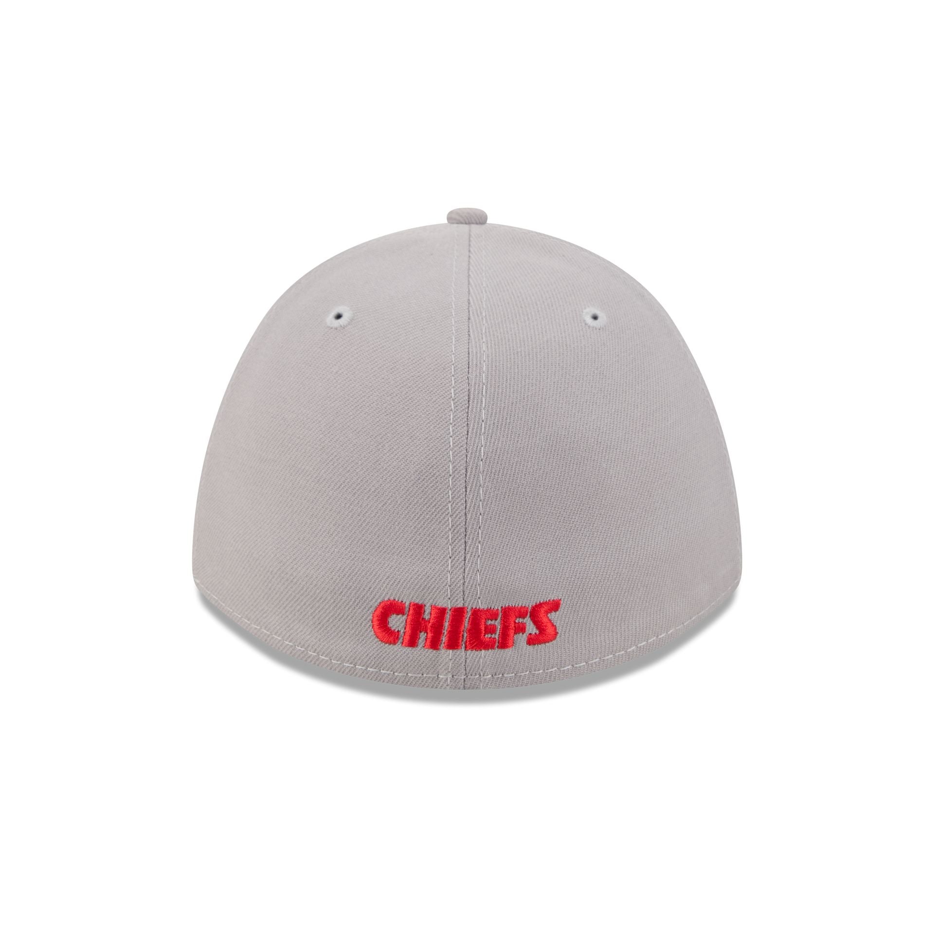 Kansas City Chiefs Poly Gray 39THIRTY M-Crown Stretch Fit Hat